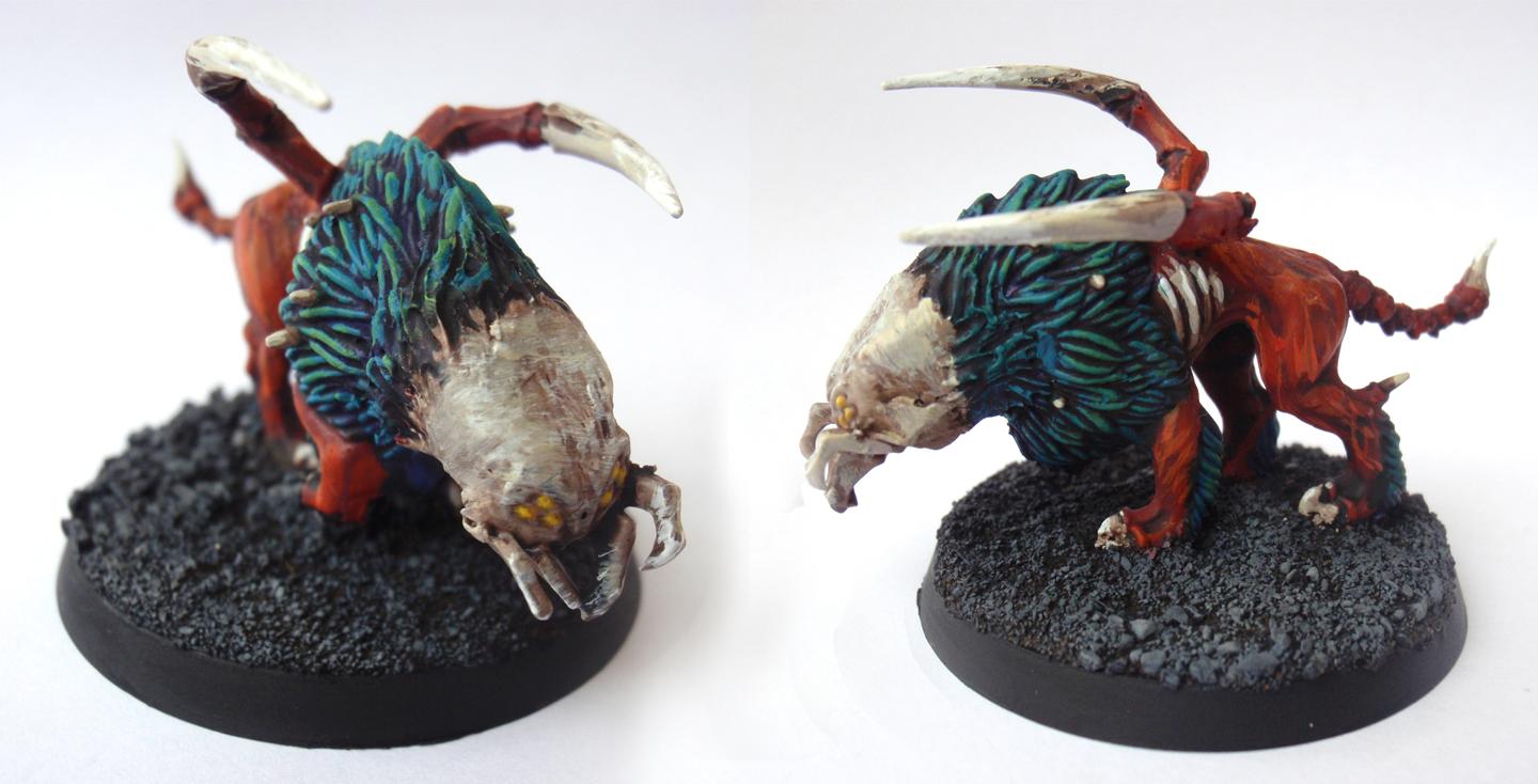 Beast, Beastmaster, Conversion, Dark Eldar, Khymera, Khymerae