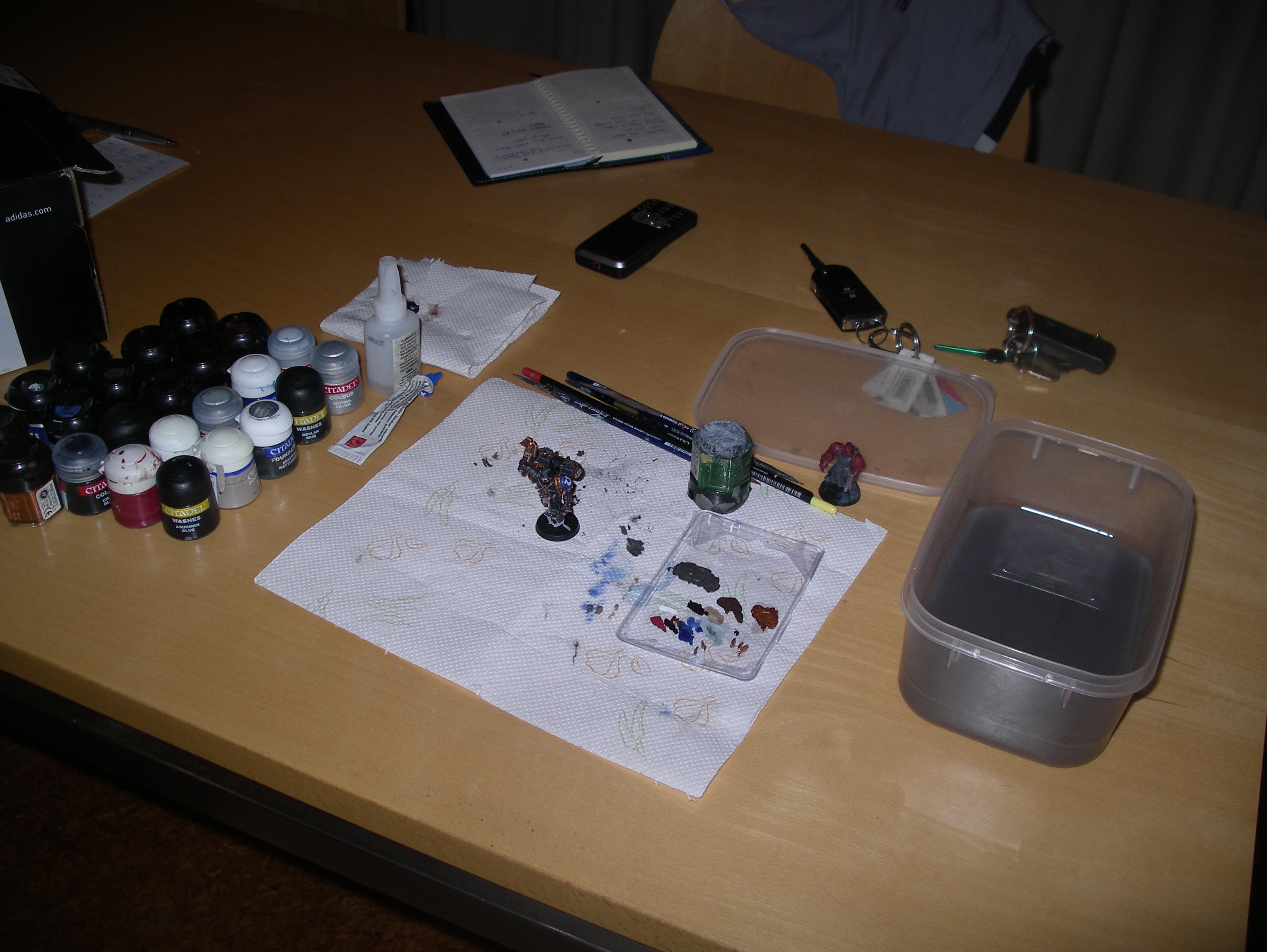 port-o-paint station!
