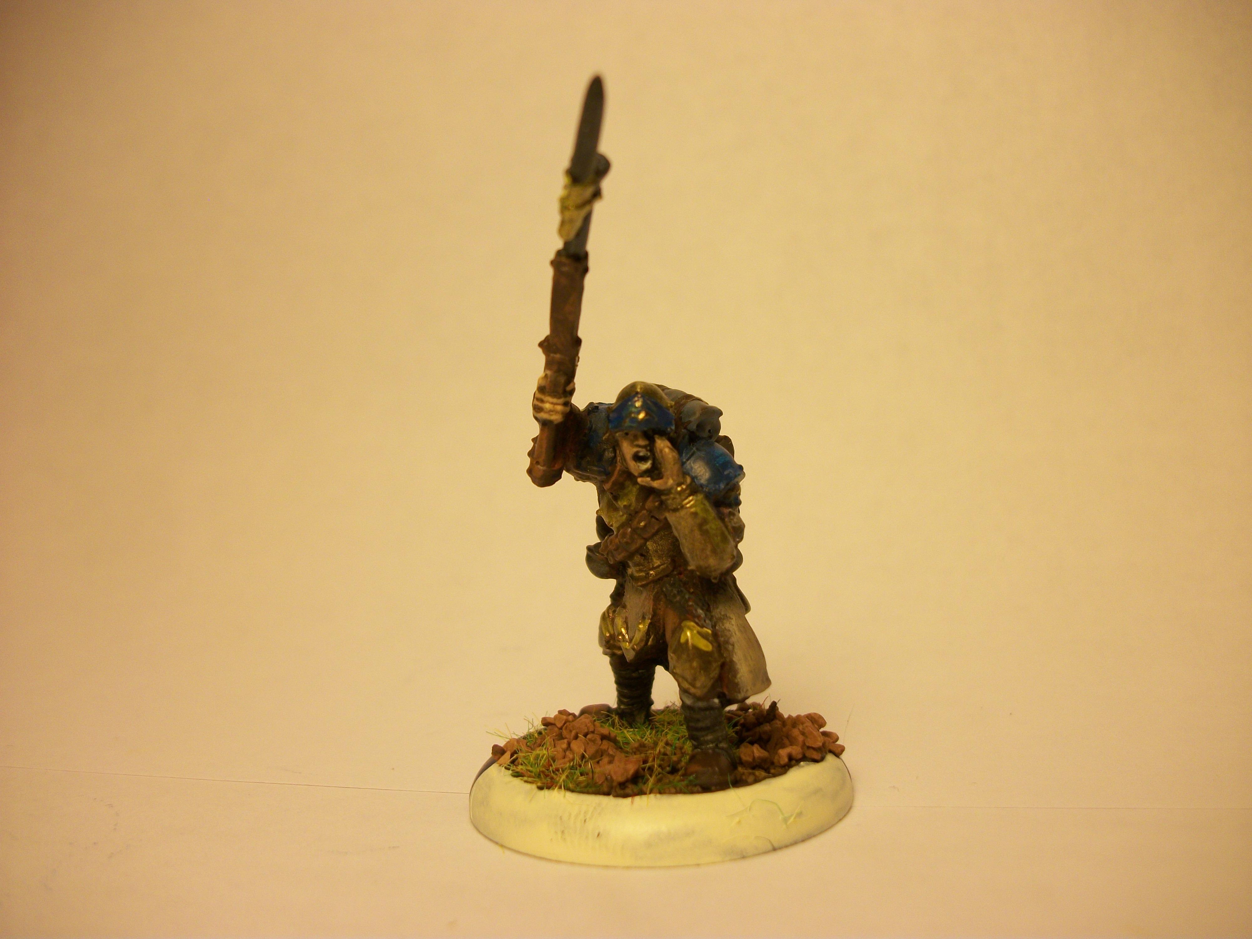 Cygnar, Infantry Officer, Trencher Infantry, Warmachine