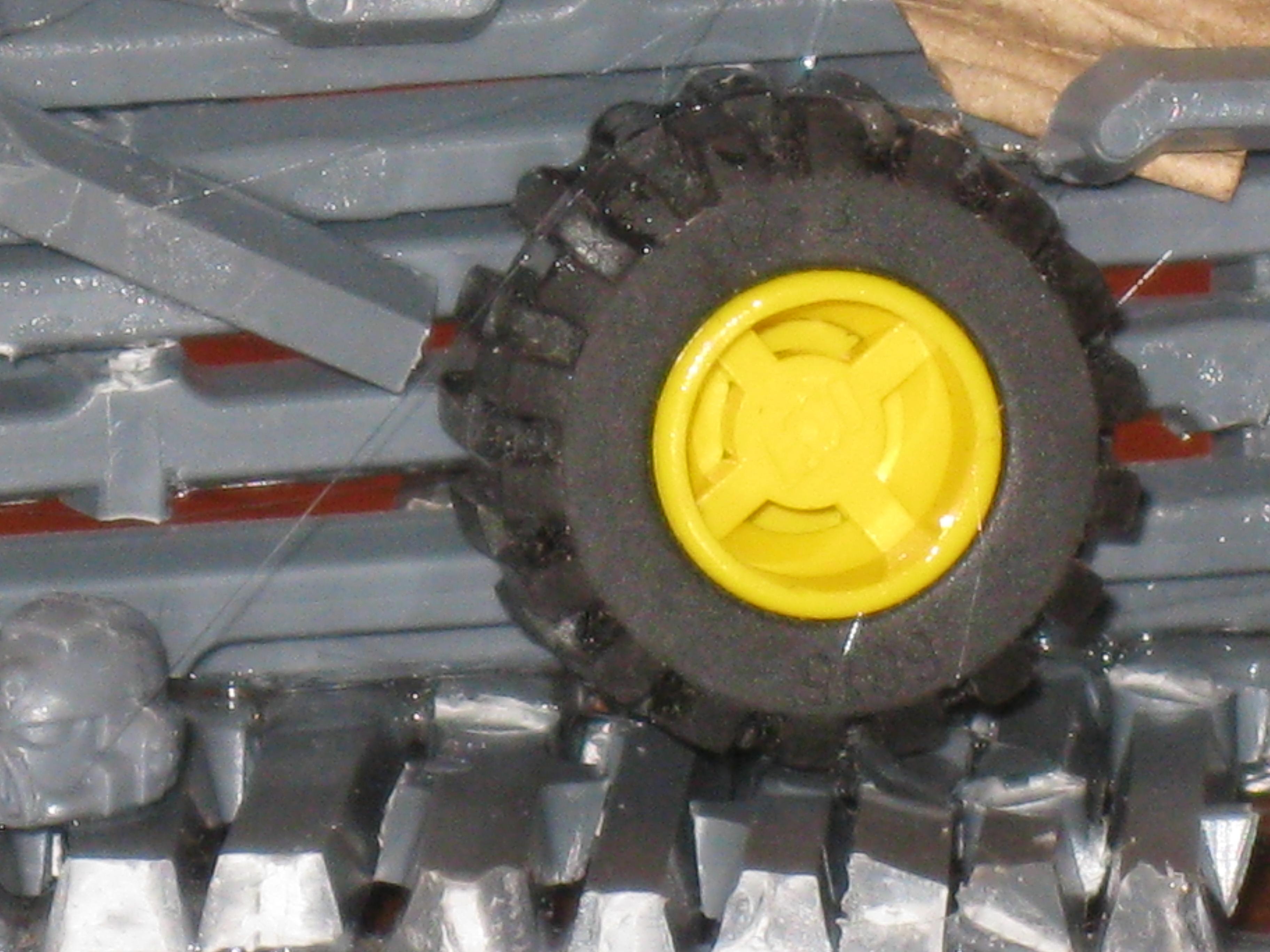 a lego tire i found