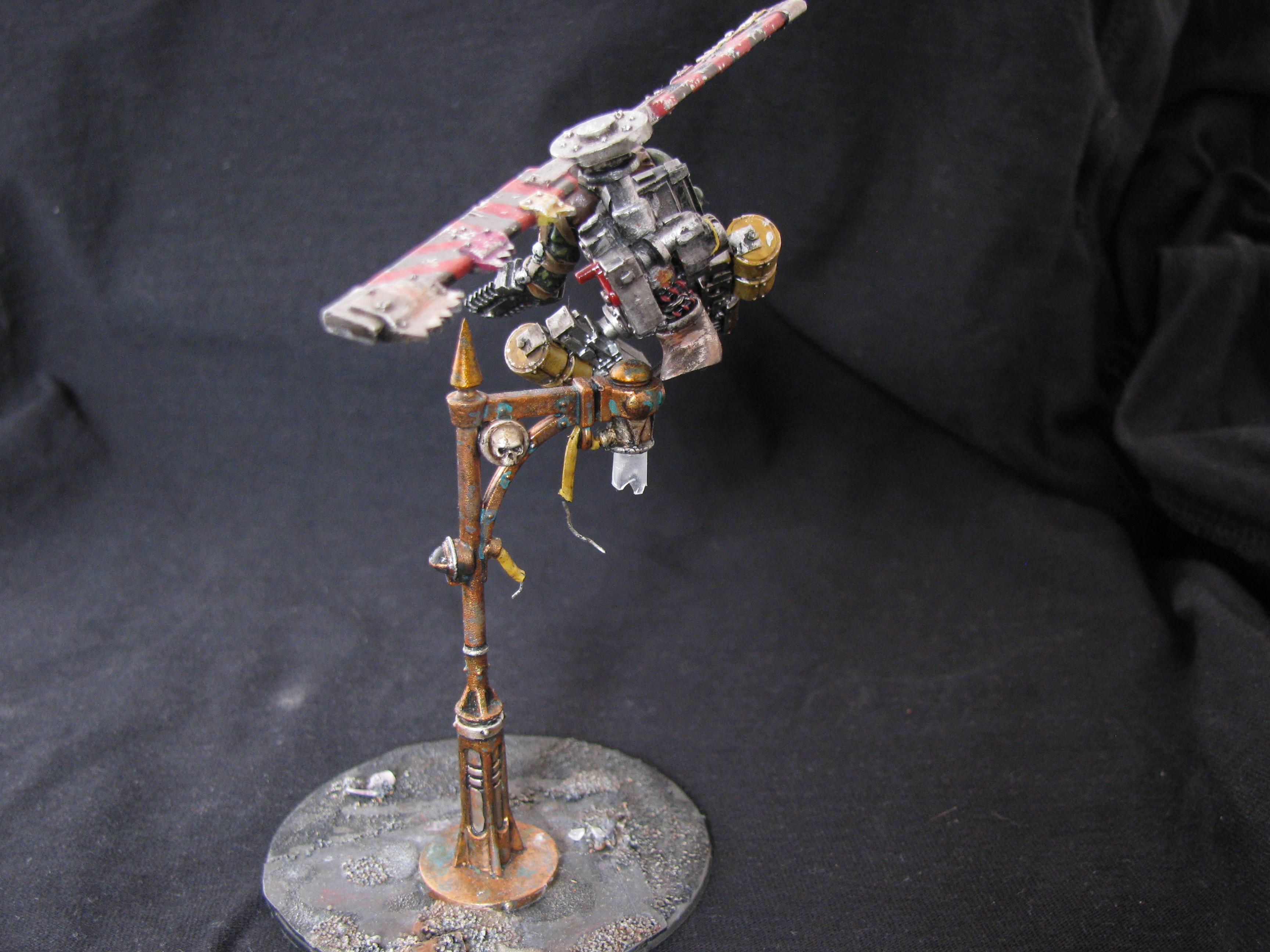 Conversion, Cyborks, Deffkopta, Flyboy, Orks, Warhammer 40,000