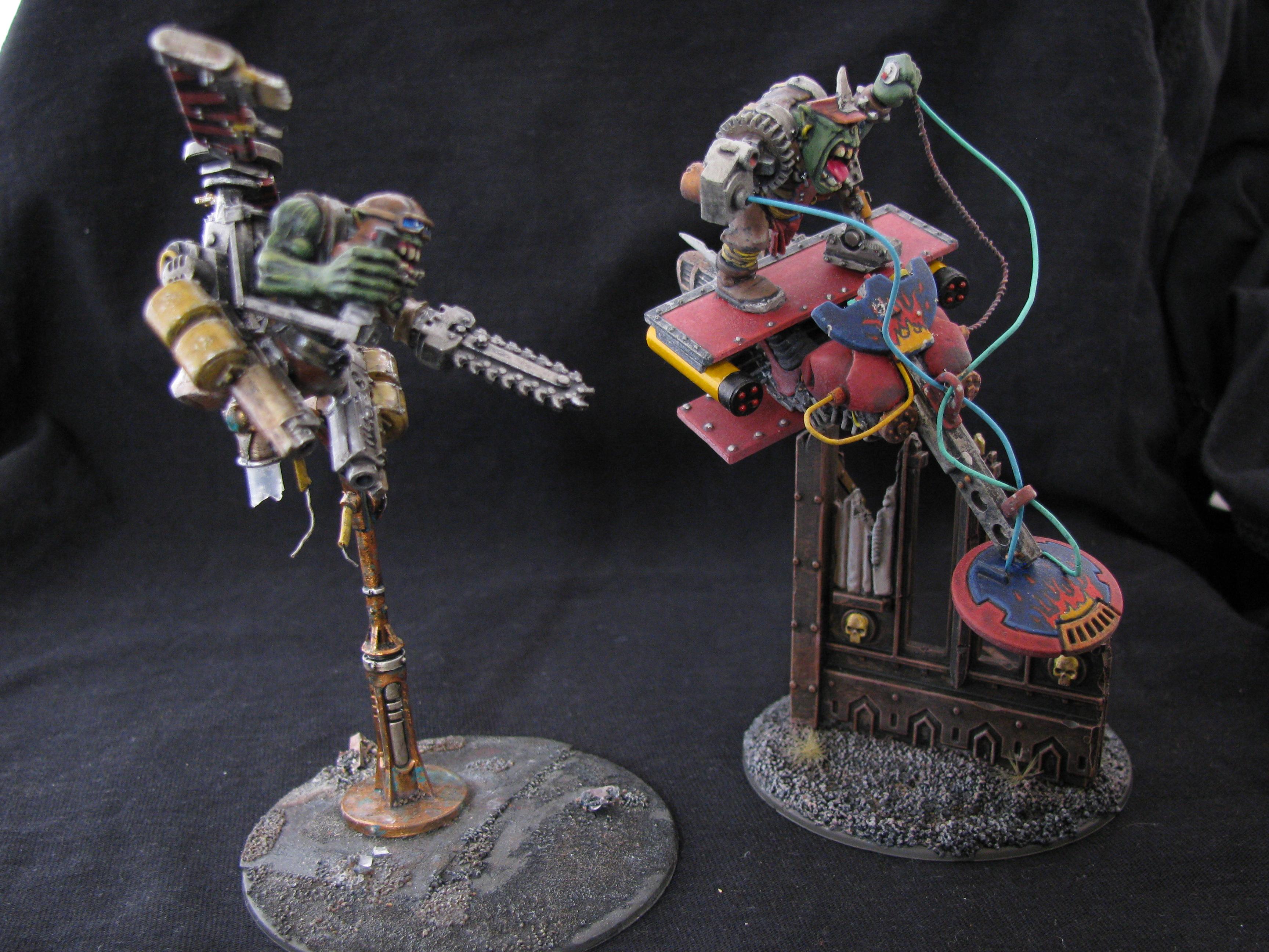 Conversion, Cyborks, Deffkopta, Orks, Warhammer 40,000