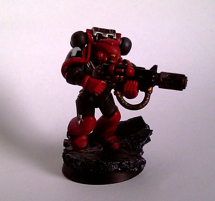 Kitbash, Meltagun, Running, Sons Of Hephaestus, Space Marines