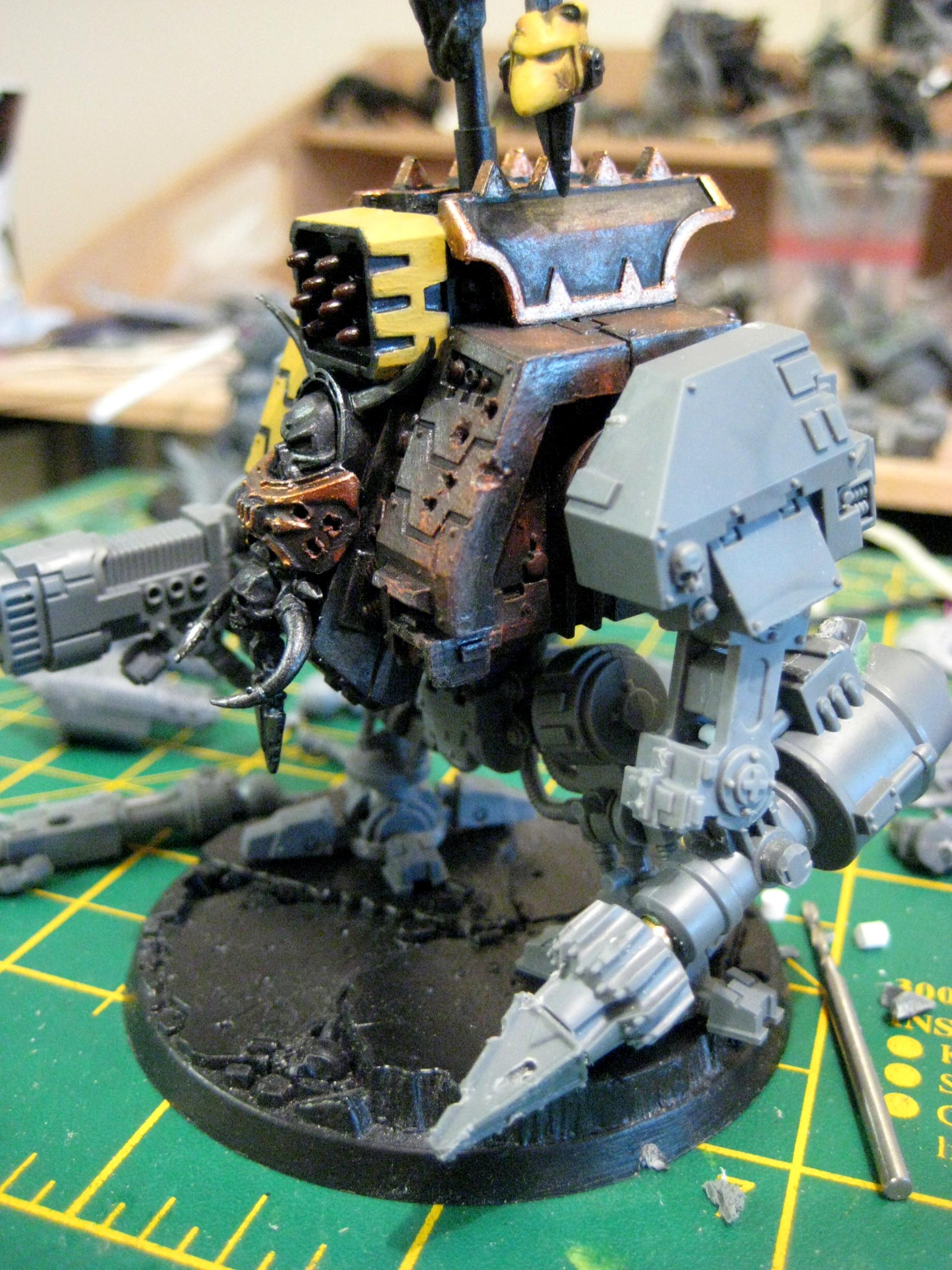 Chaos, Dreadnough, Dreadnought, Iron Warriors, Work In Progress