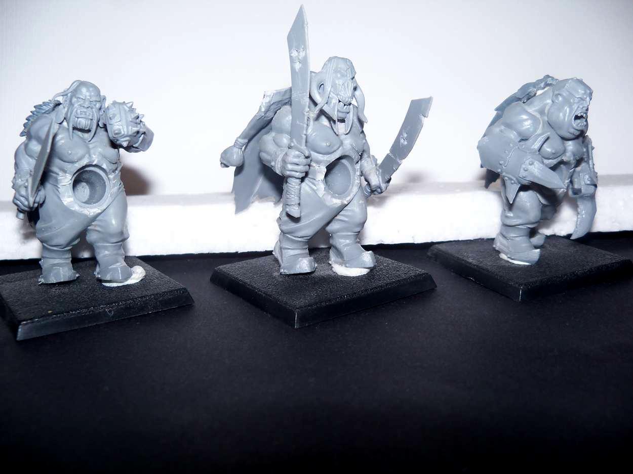 Conversion, Games Workshop, Ogres, Unfinished, Warhammer Fantasy, Warriors Of Chaos