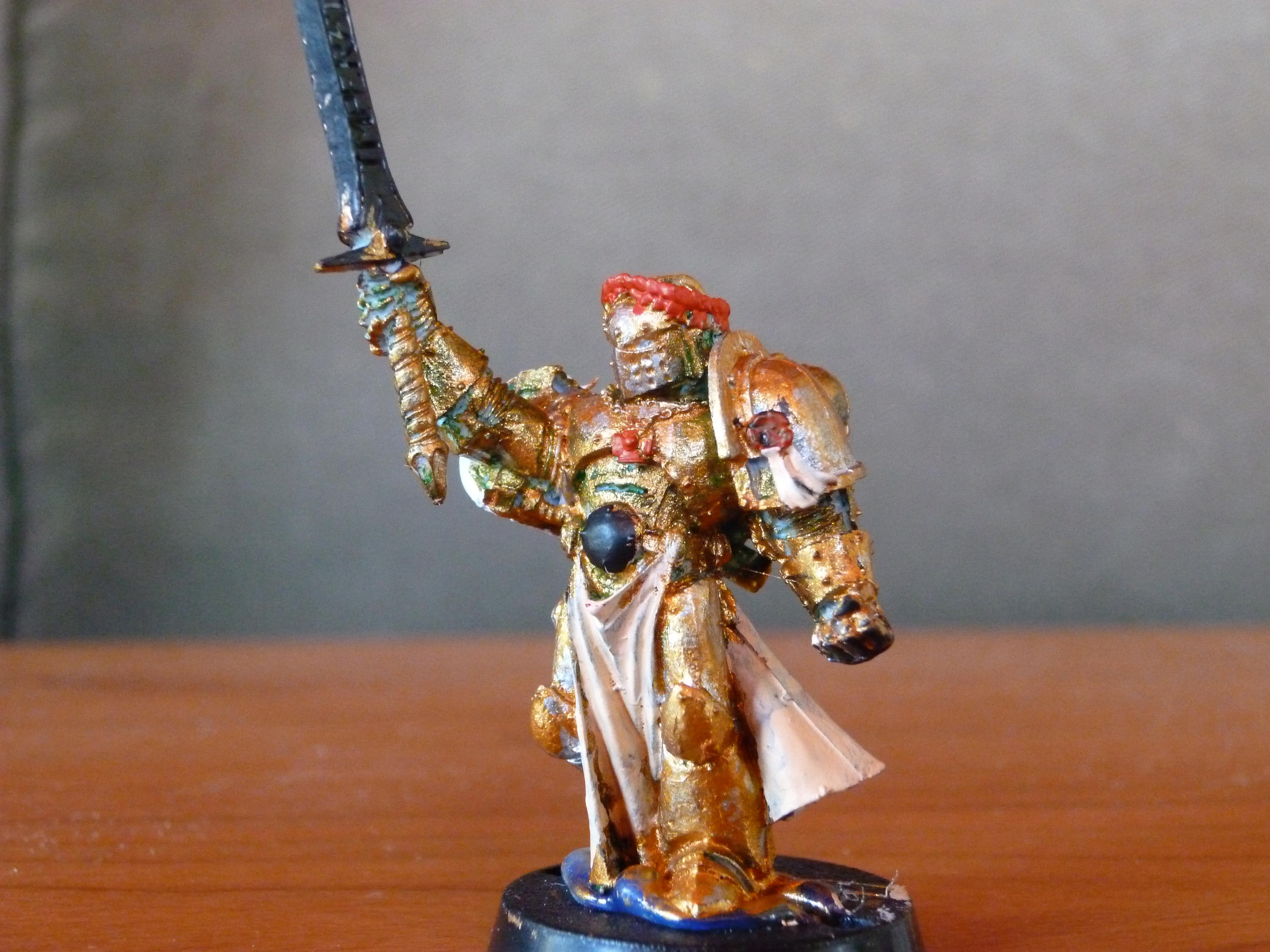 Grand Master Proxy Gold Armor Emperor's Champion Black Templars Grey Knights
