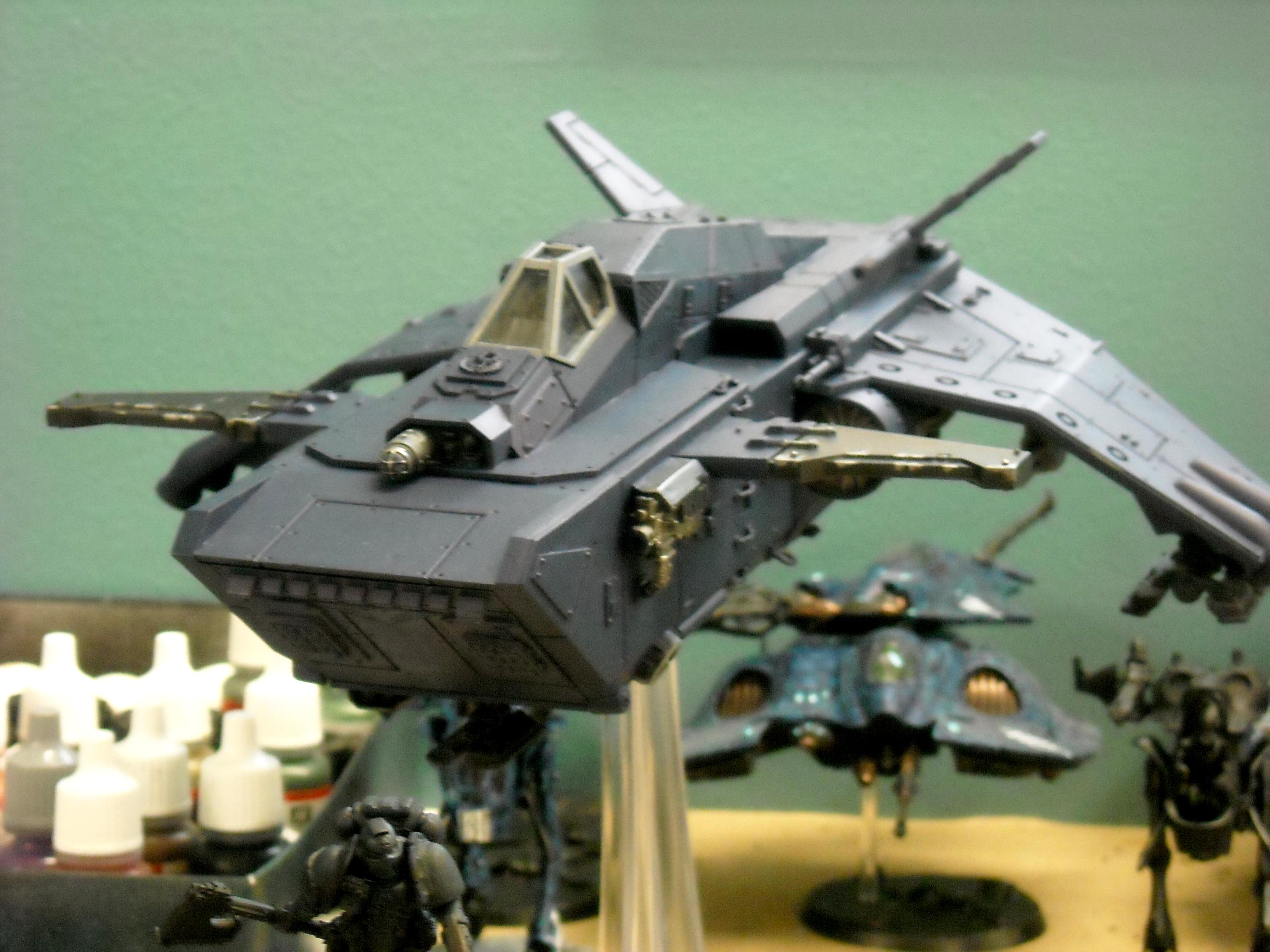 Chaos, Dark Mechanicum, Flyer, Gunship, Mechanicus, Stormraven, Valkyrie