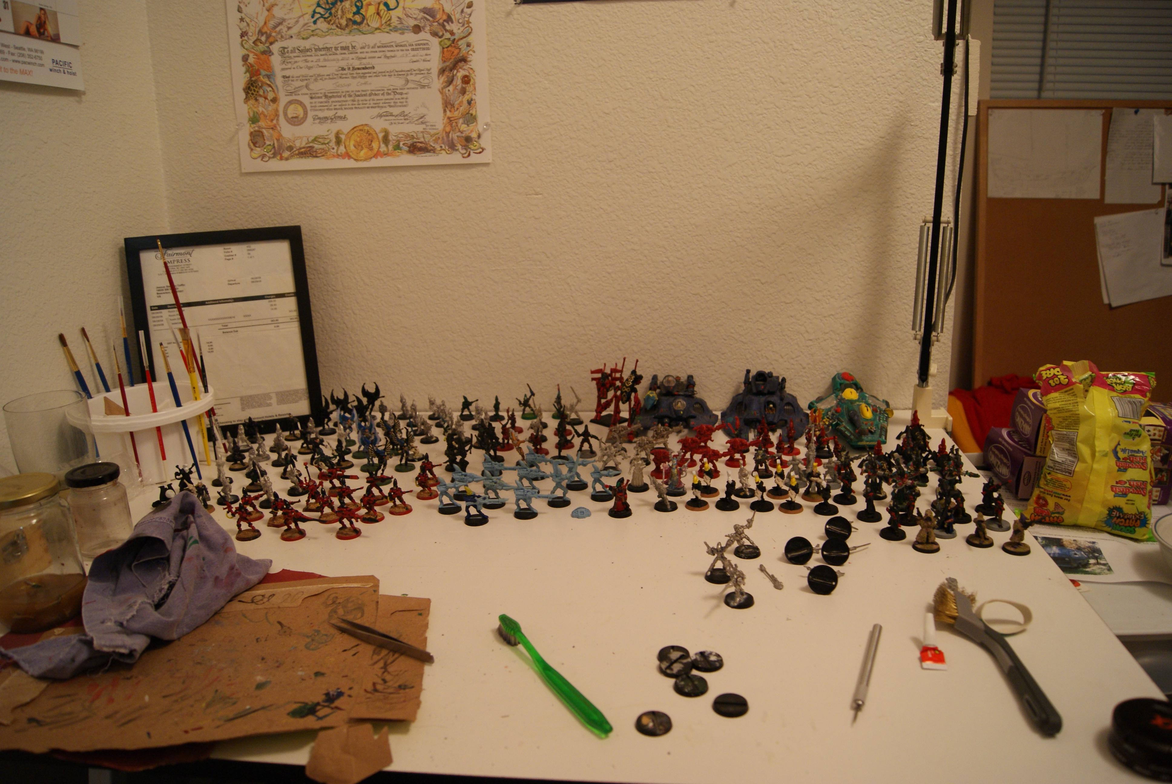 the whole army