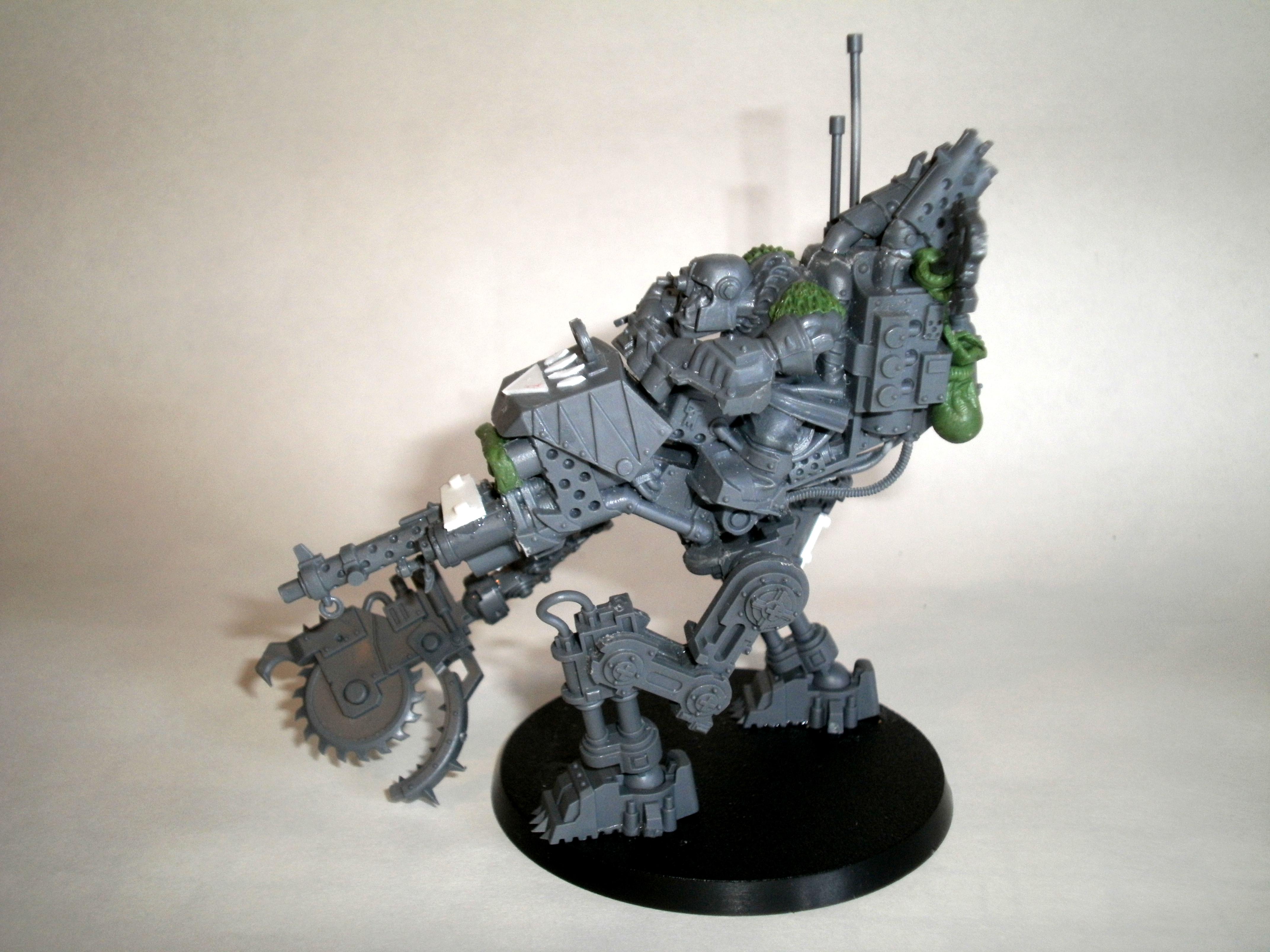 Conversion, Convertion, Killa Kan, Loot, Orange, Orks, Walker, Warhammer 40,000