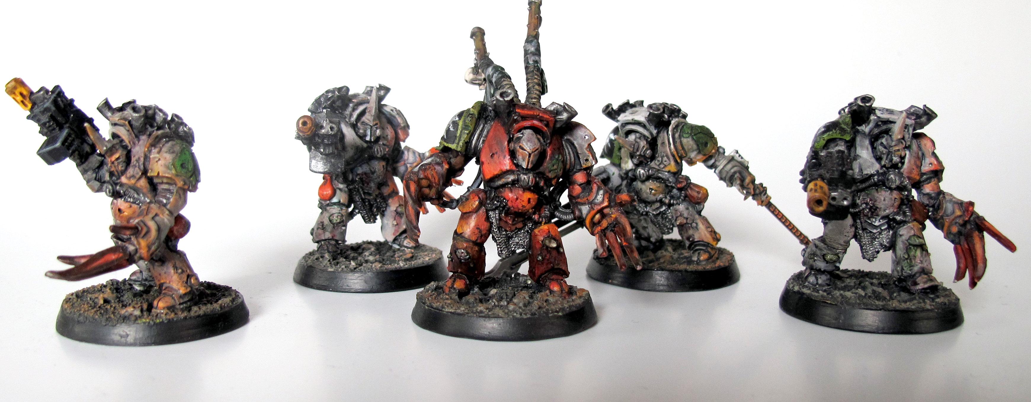 Cast, Champion, Chaos Space Marines, Chaos Terminators, Chosen, Death Guard, Lightning Claws, Resin