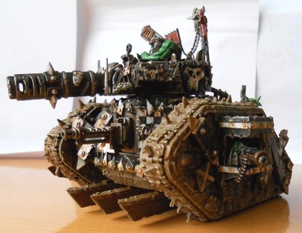 Conversion, Gretchin, Grots, Guard Abuse, Leman Russ, Looted, Orks, Wagon