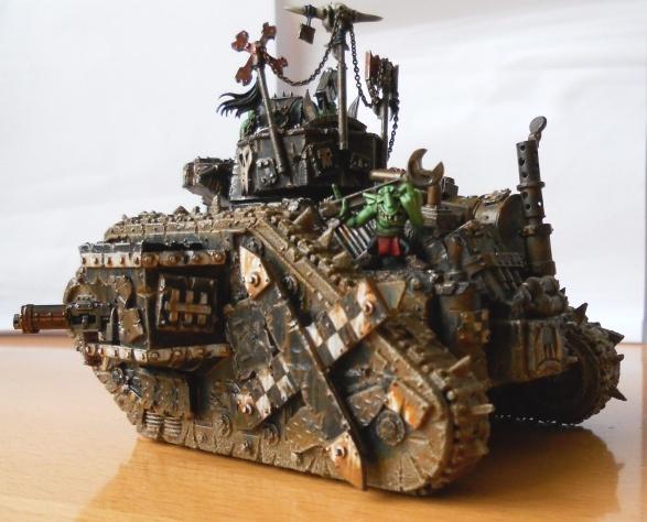 Conversion, Gretchin, Grots, Leman Russ, Looted Wagon, Orks, Warhammer 40,000