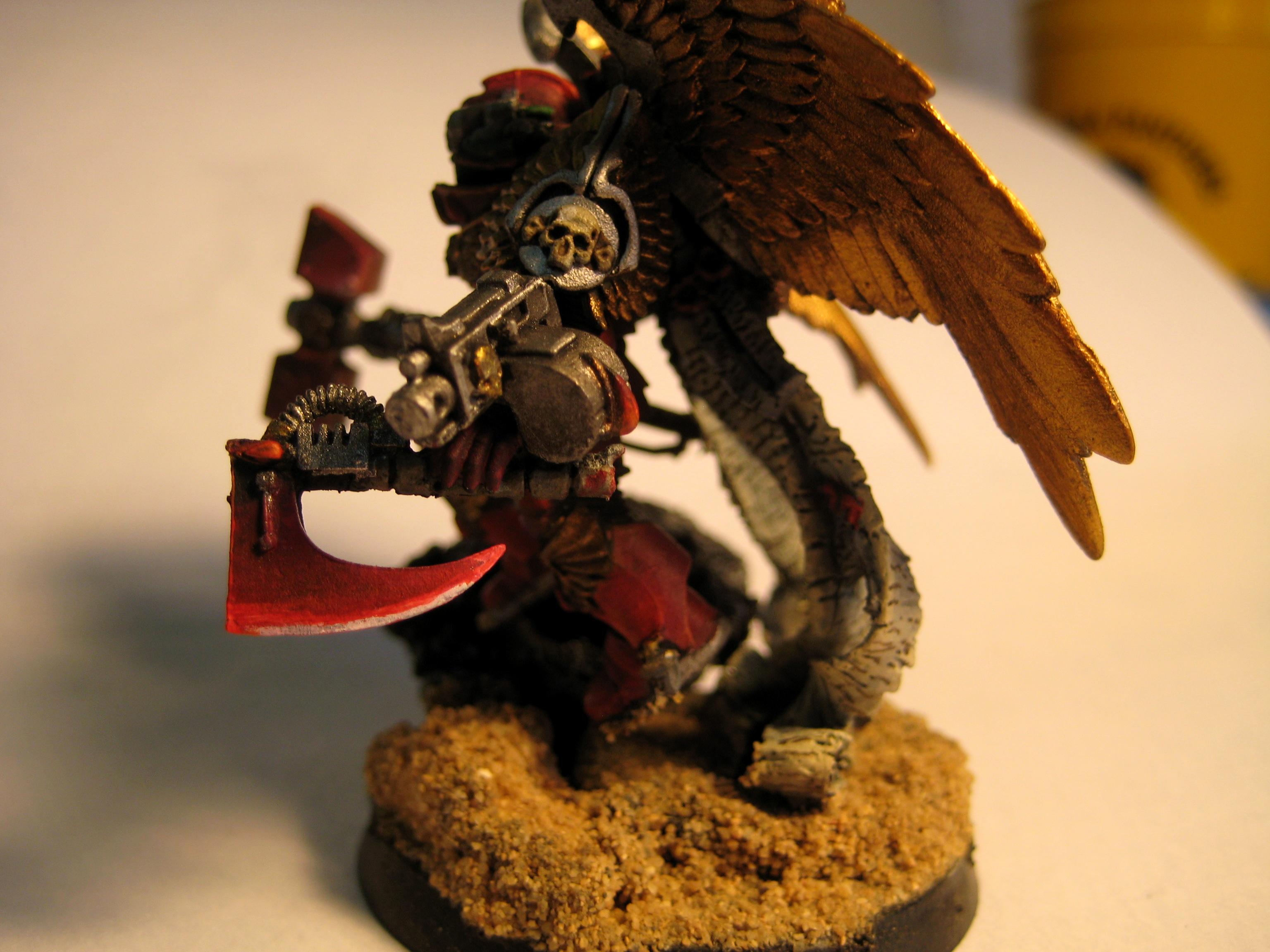 Angel, Blood Angels, Custom, Games Workshop, Gold Wings, Interesting, Space Marines, Thunder Hammer
