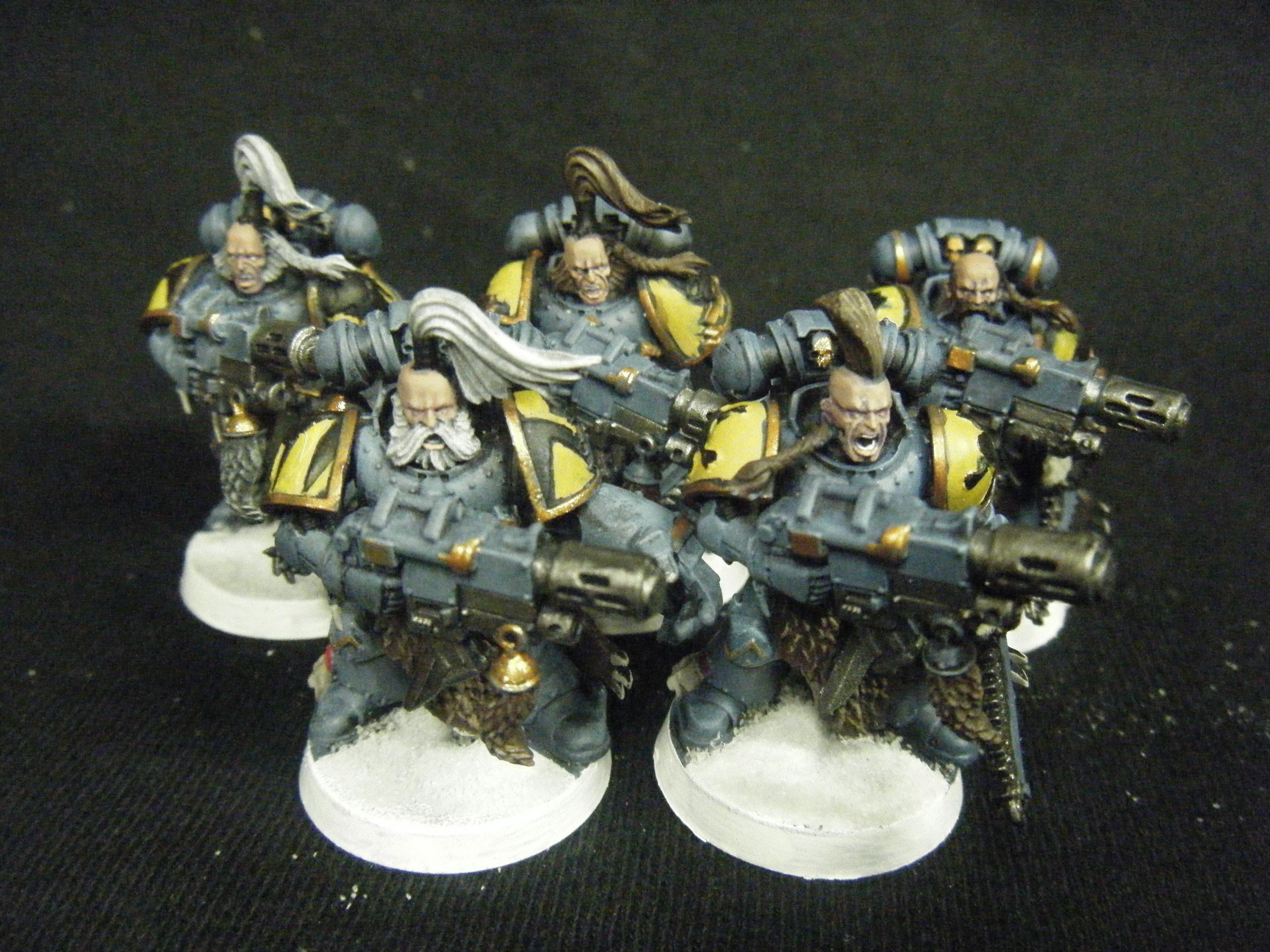 Space Marines, Space Wolves, Warhammer 40,000, Wolf Guard