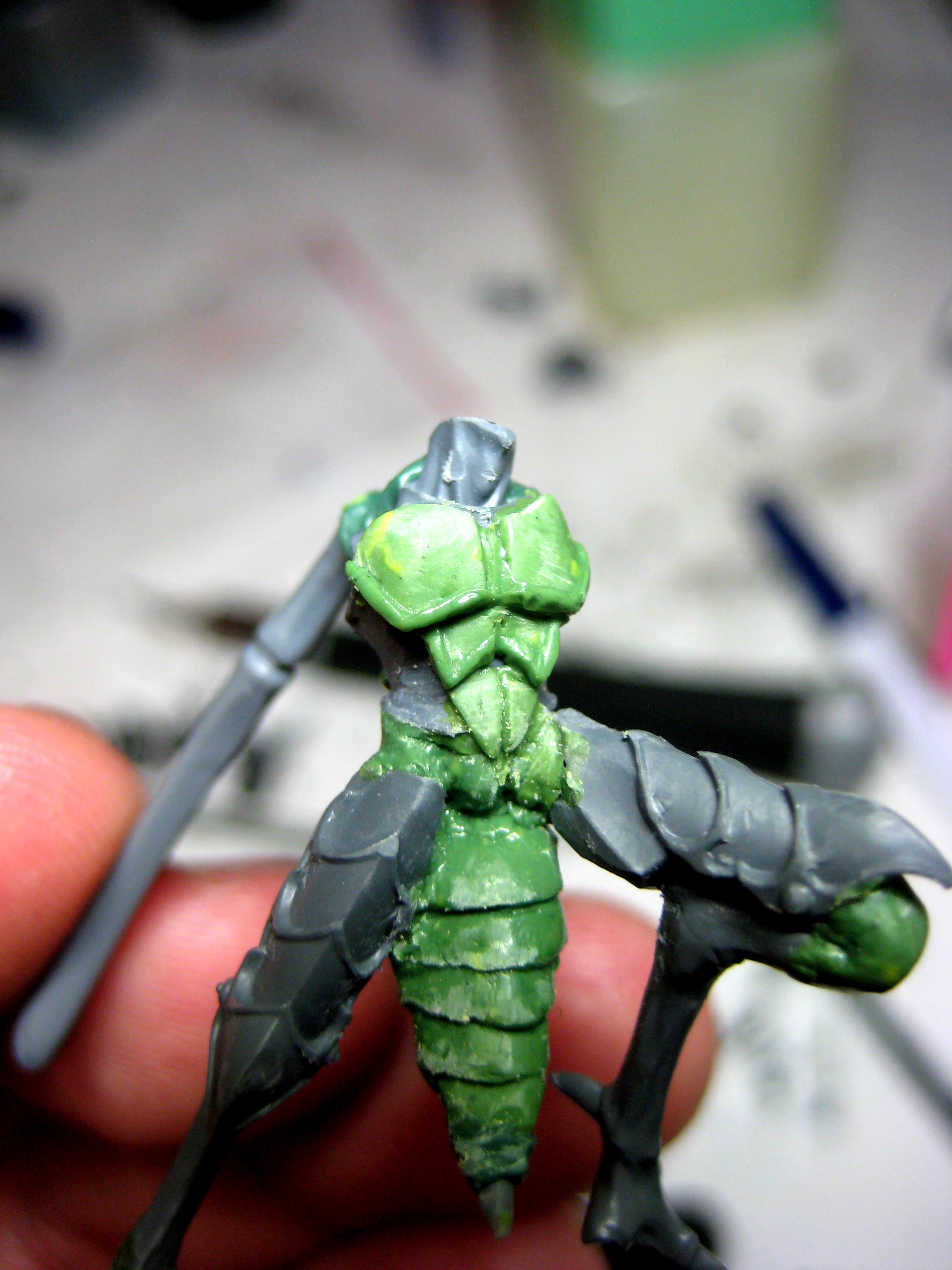 Conversion, Ninjas, Samurai, Stingwing, Tau, True-scale, Vespid, Warhammer 40,000, Work In Progress