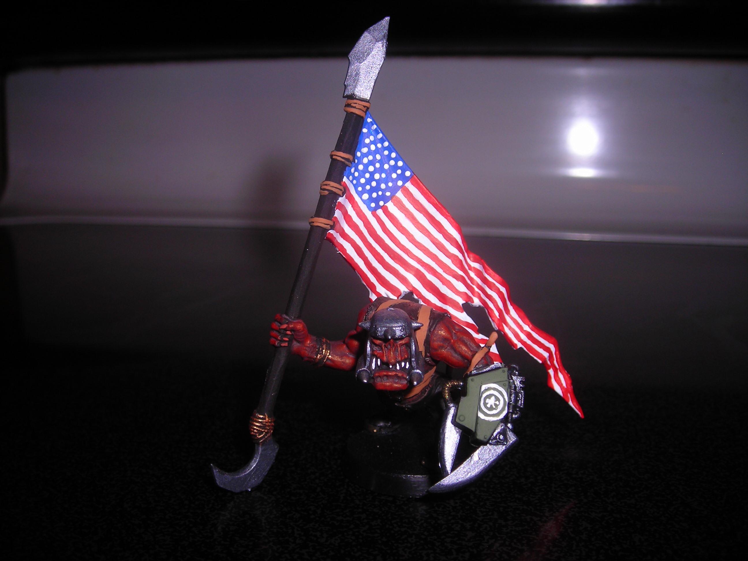 America, Orks, Patriotic, Red