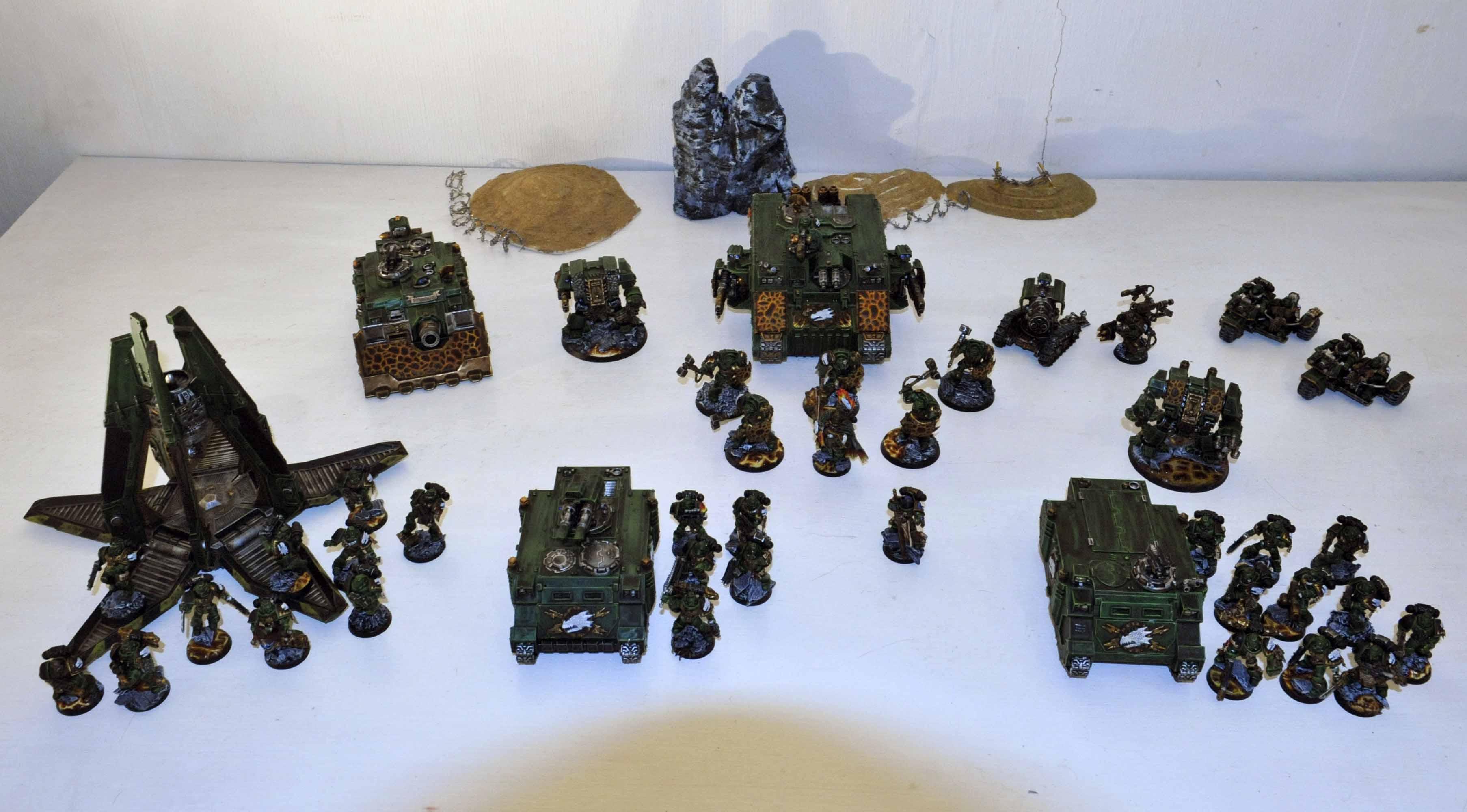 Army, Army List, Finish, Flamer, Forge, Meltagun, Salamanders, Sheild, Vulkan