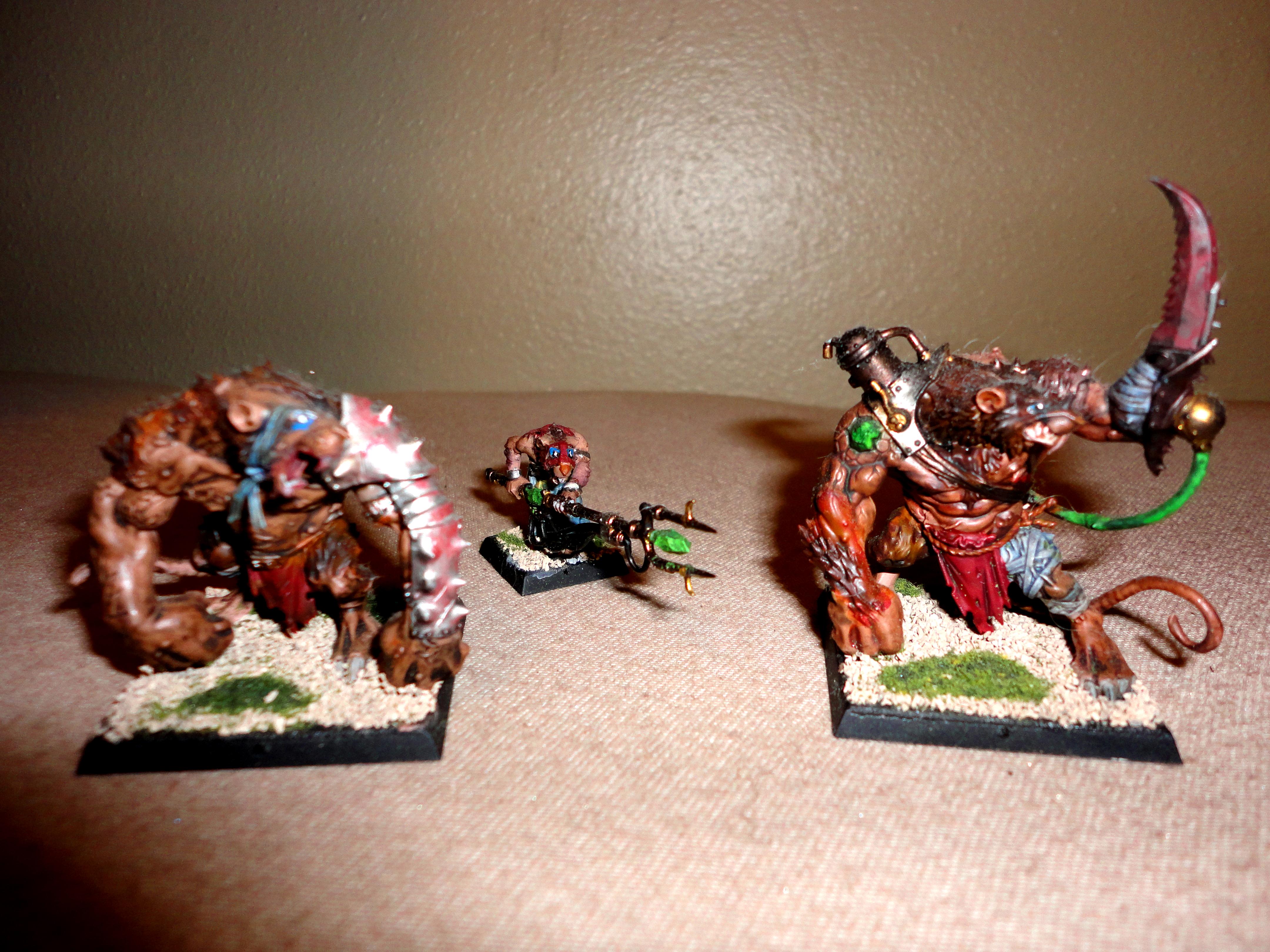 Skaven Ogres, Rat ogres and master moulder