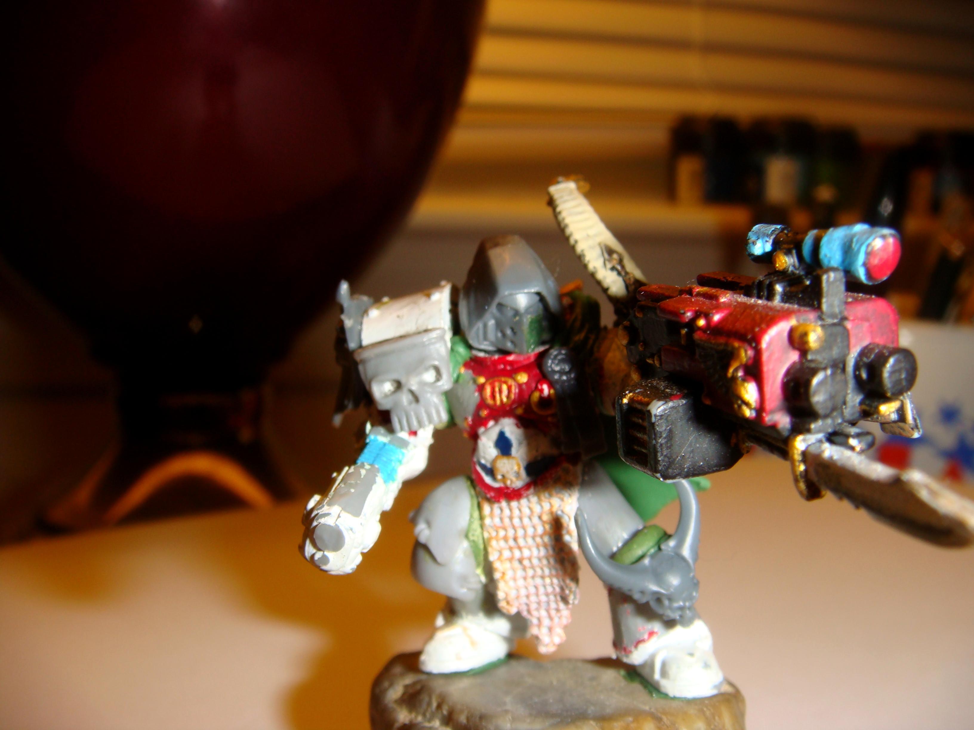 Captain, Conversion, Inquisitor, Inquisitorial Space Marines, Space Marine Captain, Space Marines, Work In Progress
