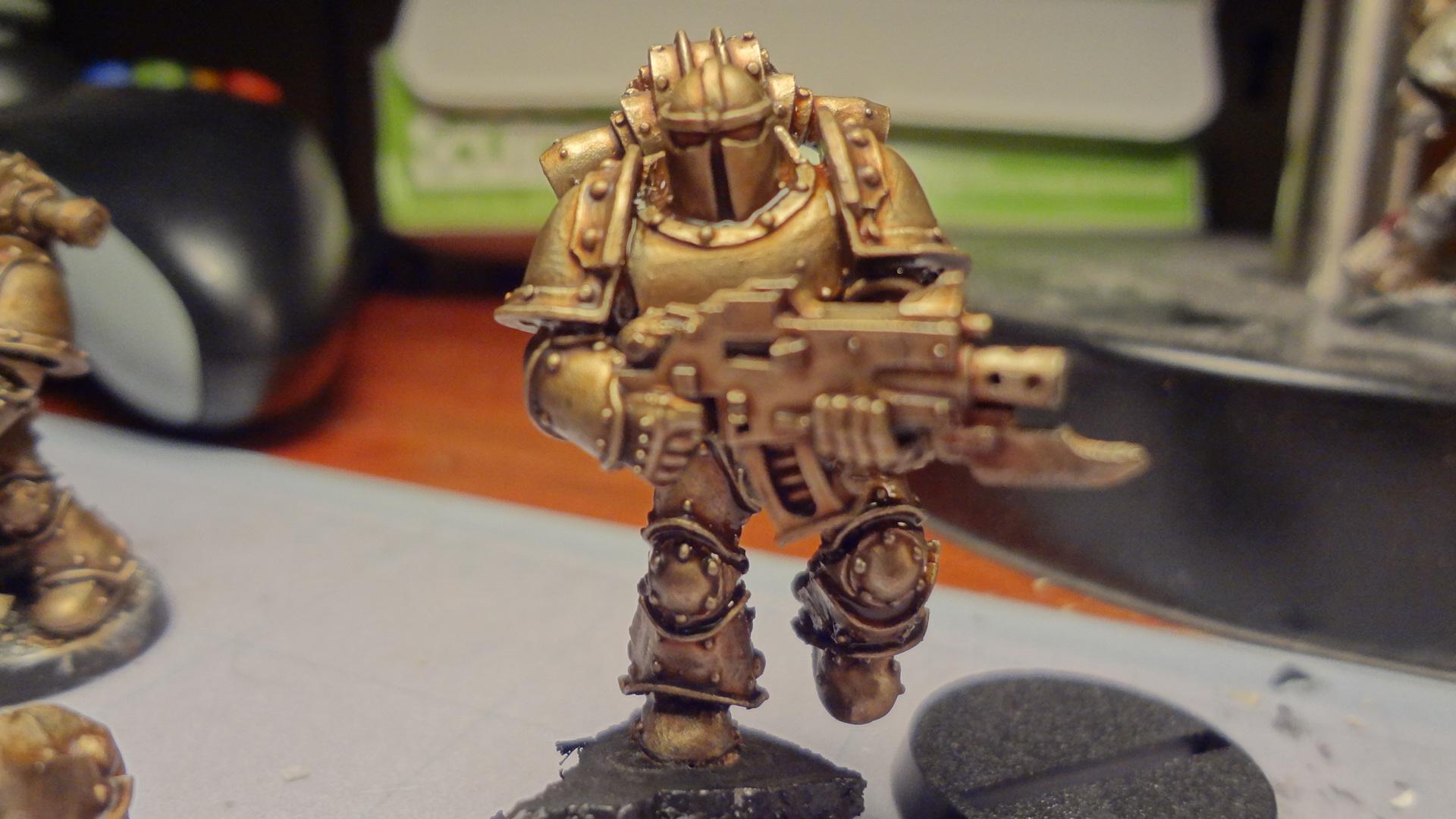 30k, Brass, Gold, Space Marines