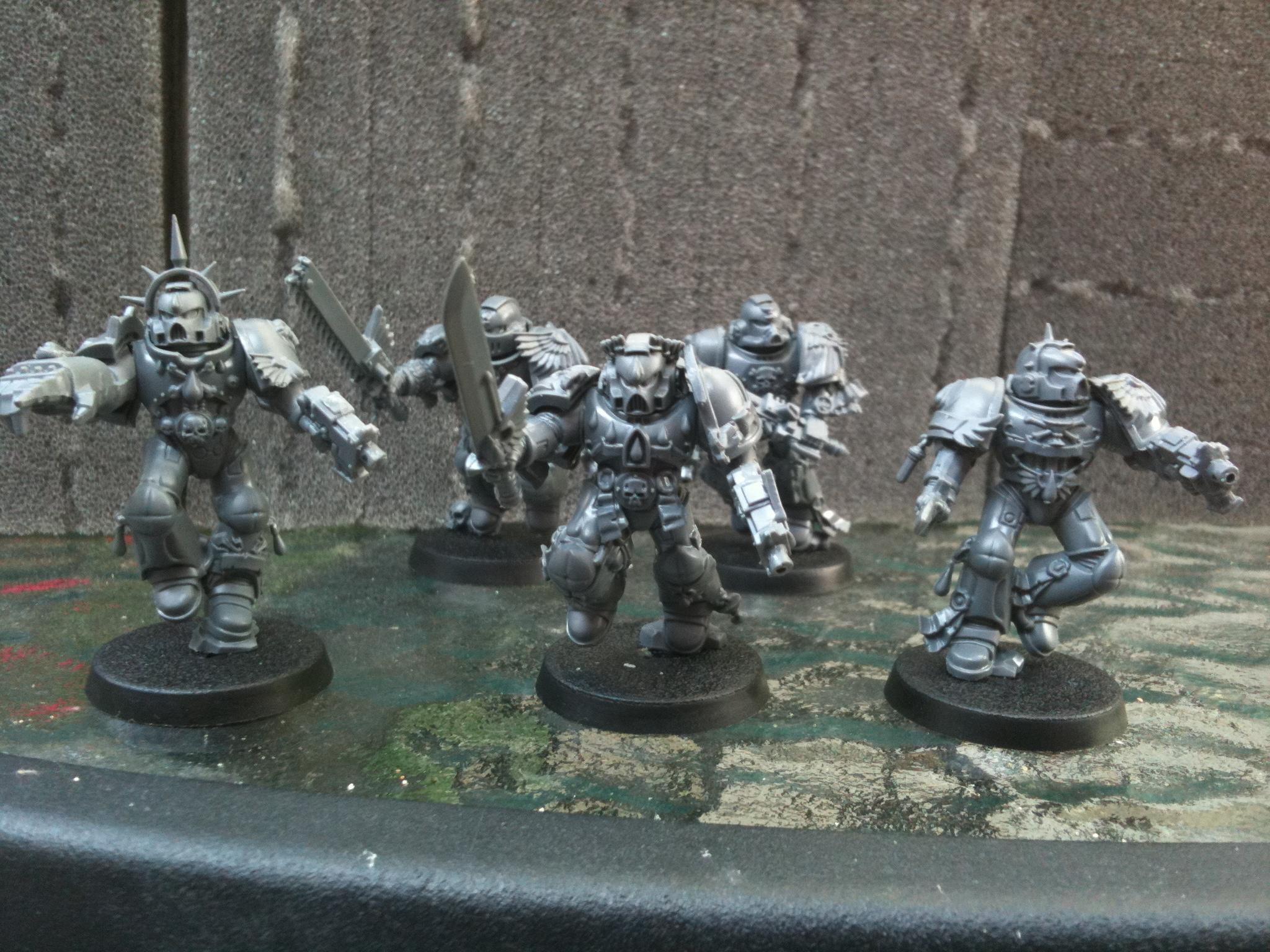 Converted Vanguard vets from Sanguinary Guard and Death company bits