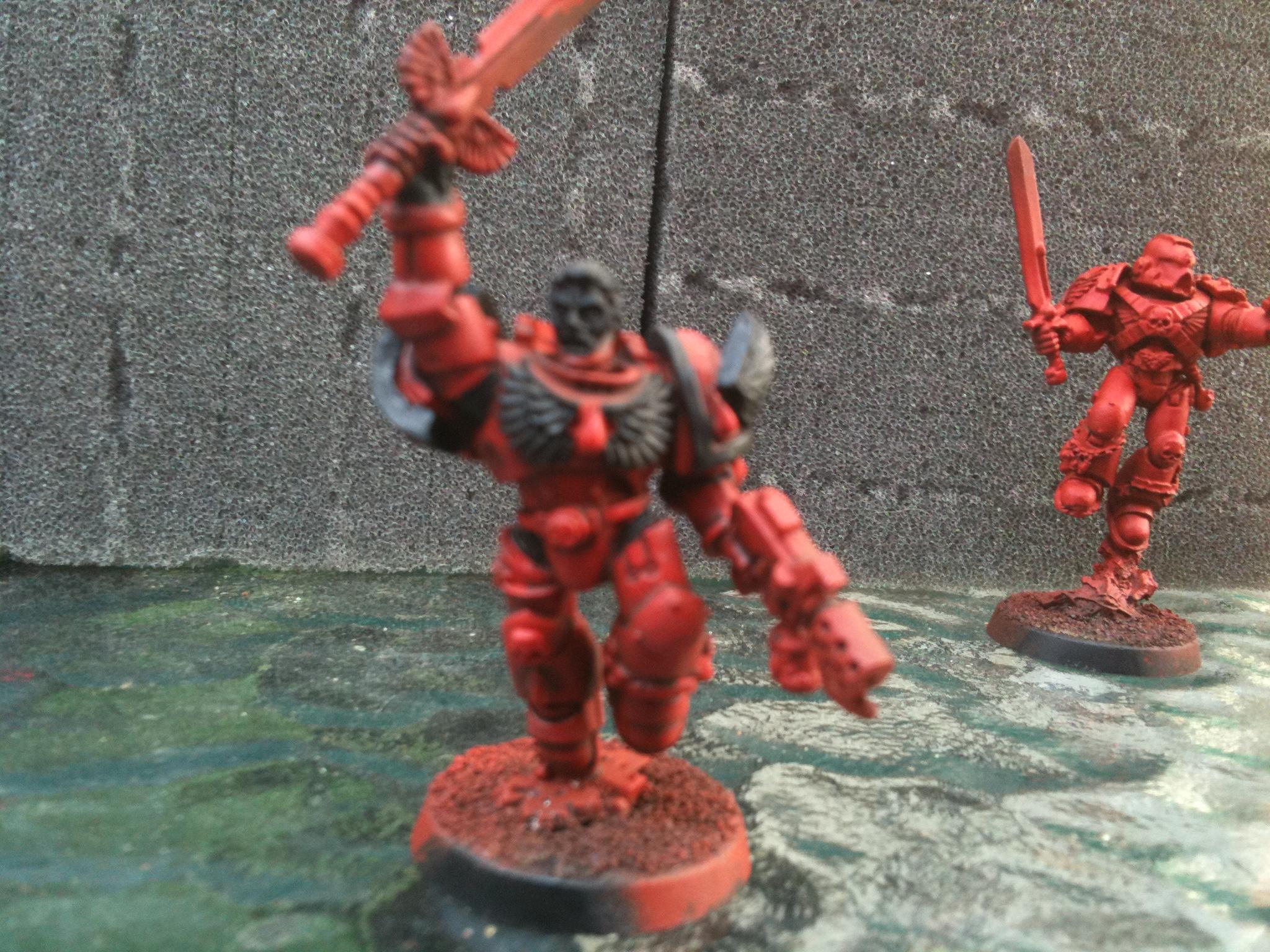 Sergeant, Washed ready to be layered with Blood Red