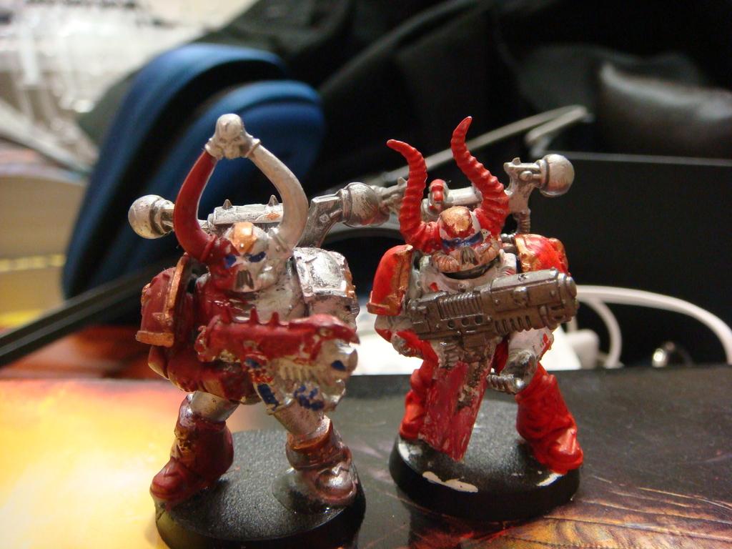 Chaos Space Marines, Poster Paints