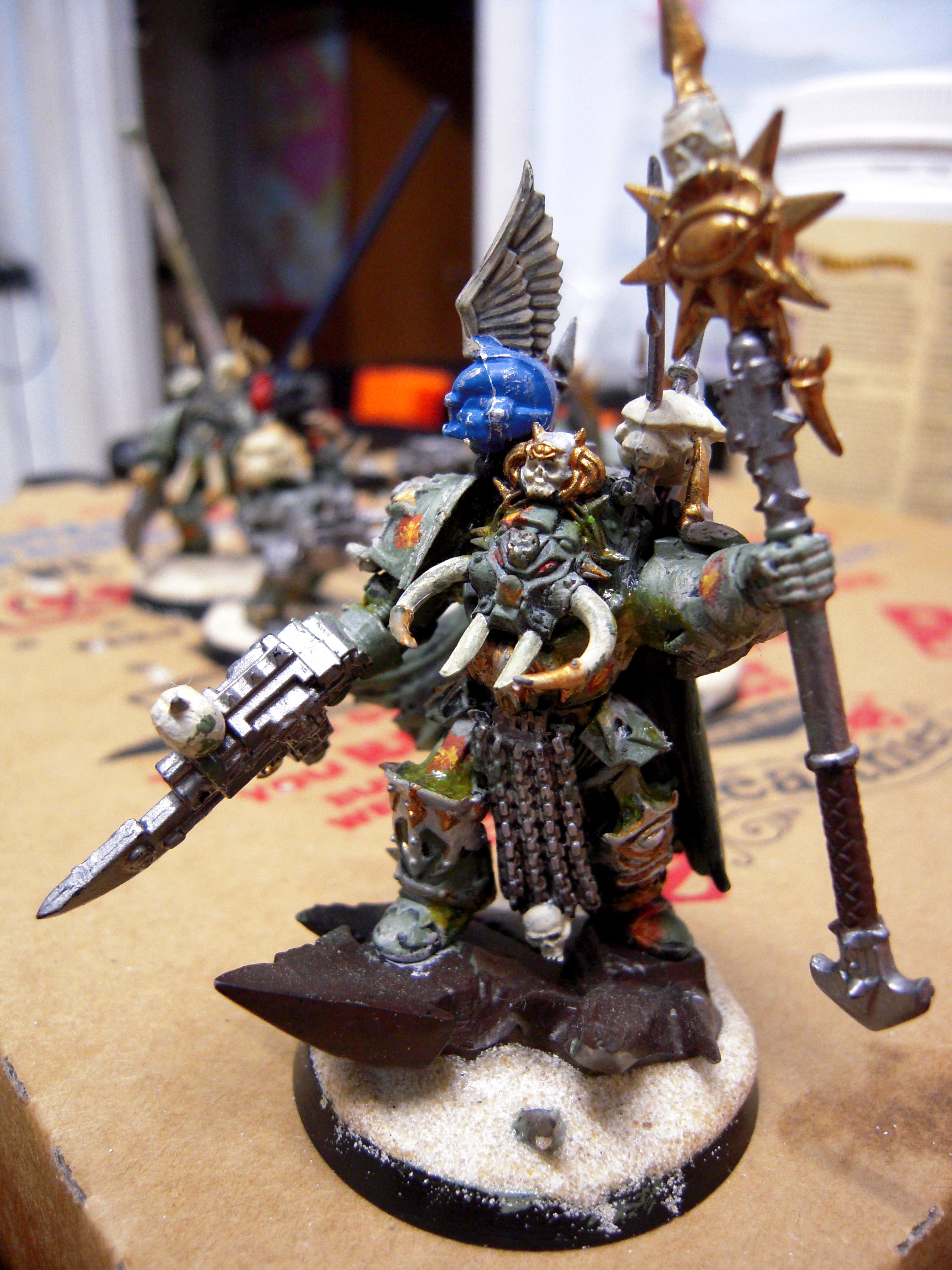 Chaos, Desert, Disease, Infected, Lord, Nurgle, Plague, Sand, Terminator Armor, Warhammer 40,000