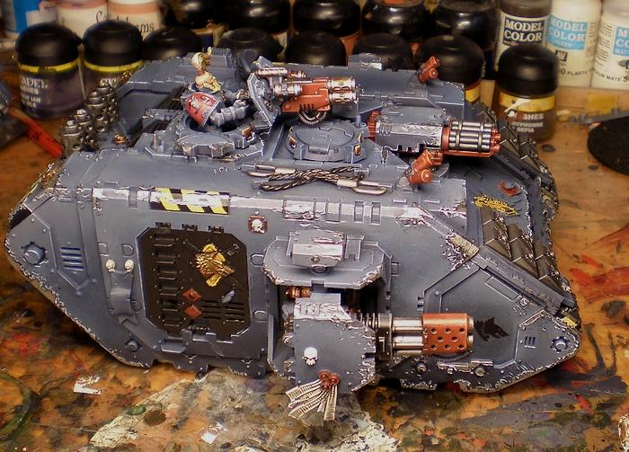 Land Raider, Space Wolves, Tank, Warhammer 40,000