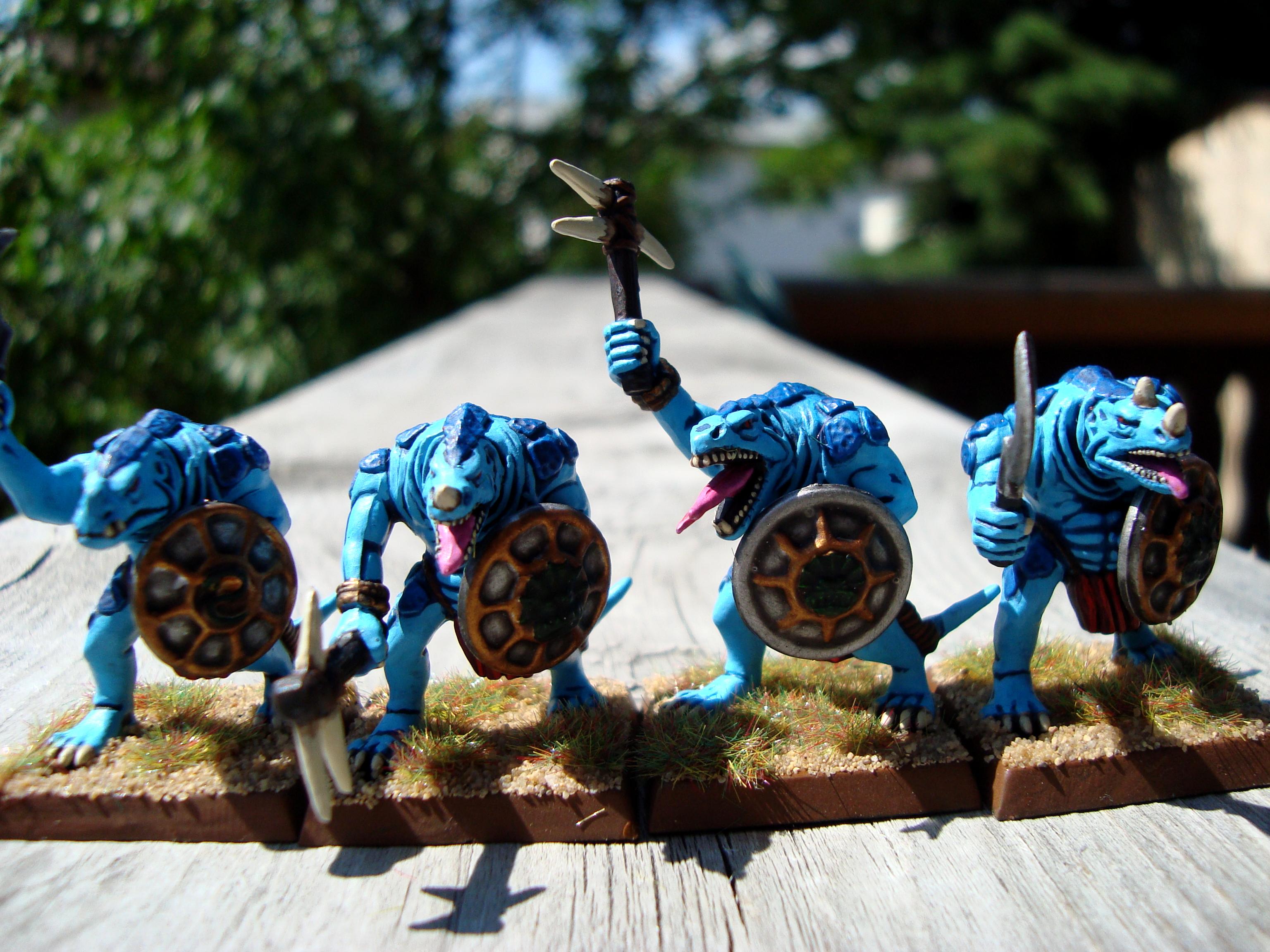 Completed Saurus Warriors