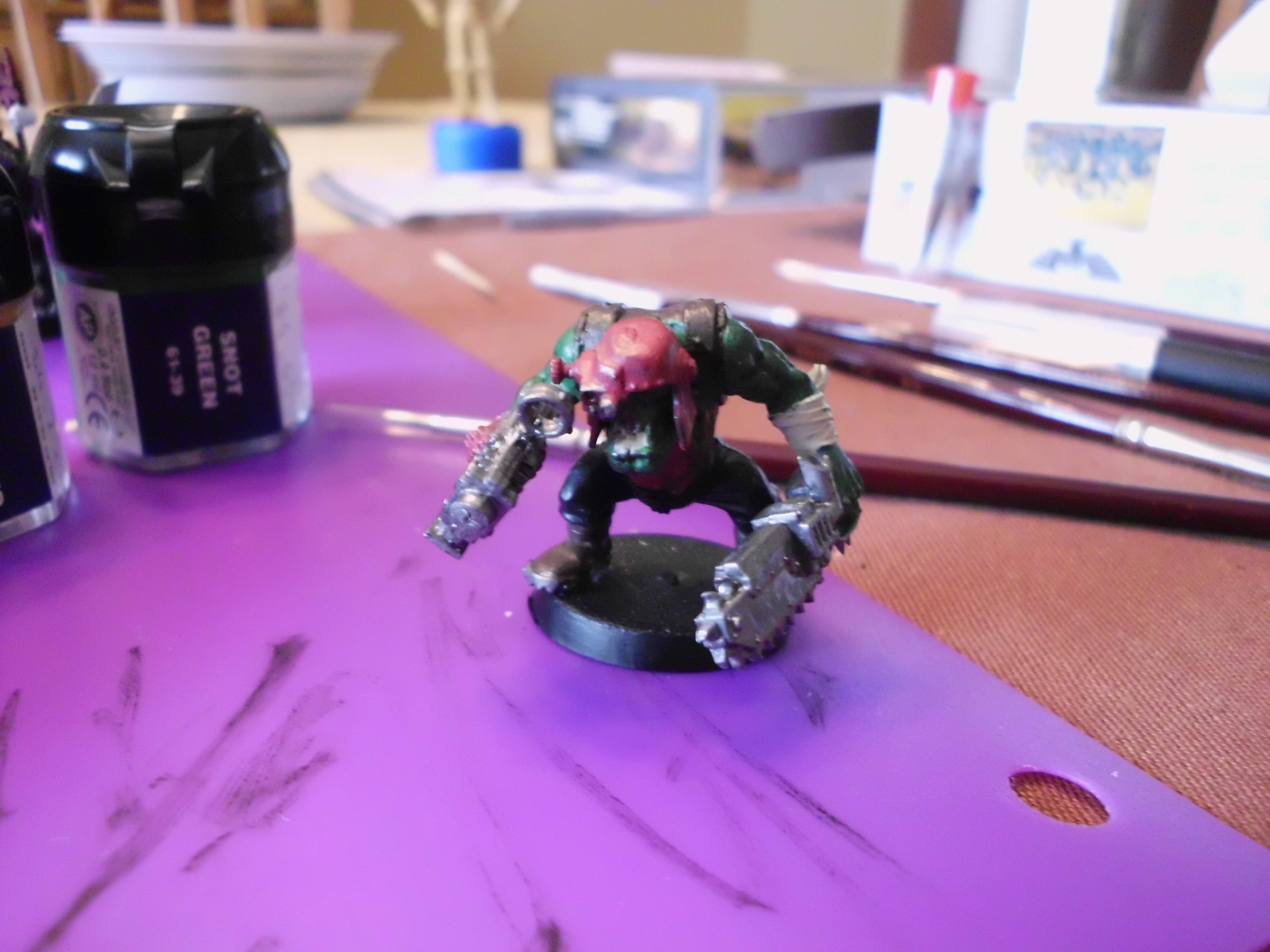 my 9 year old brothers ork he painted