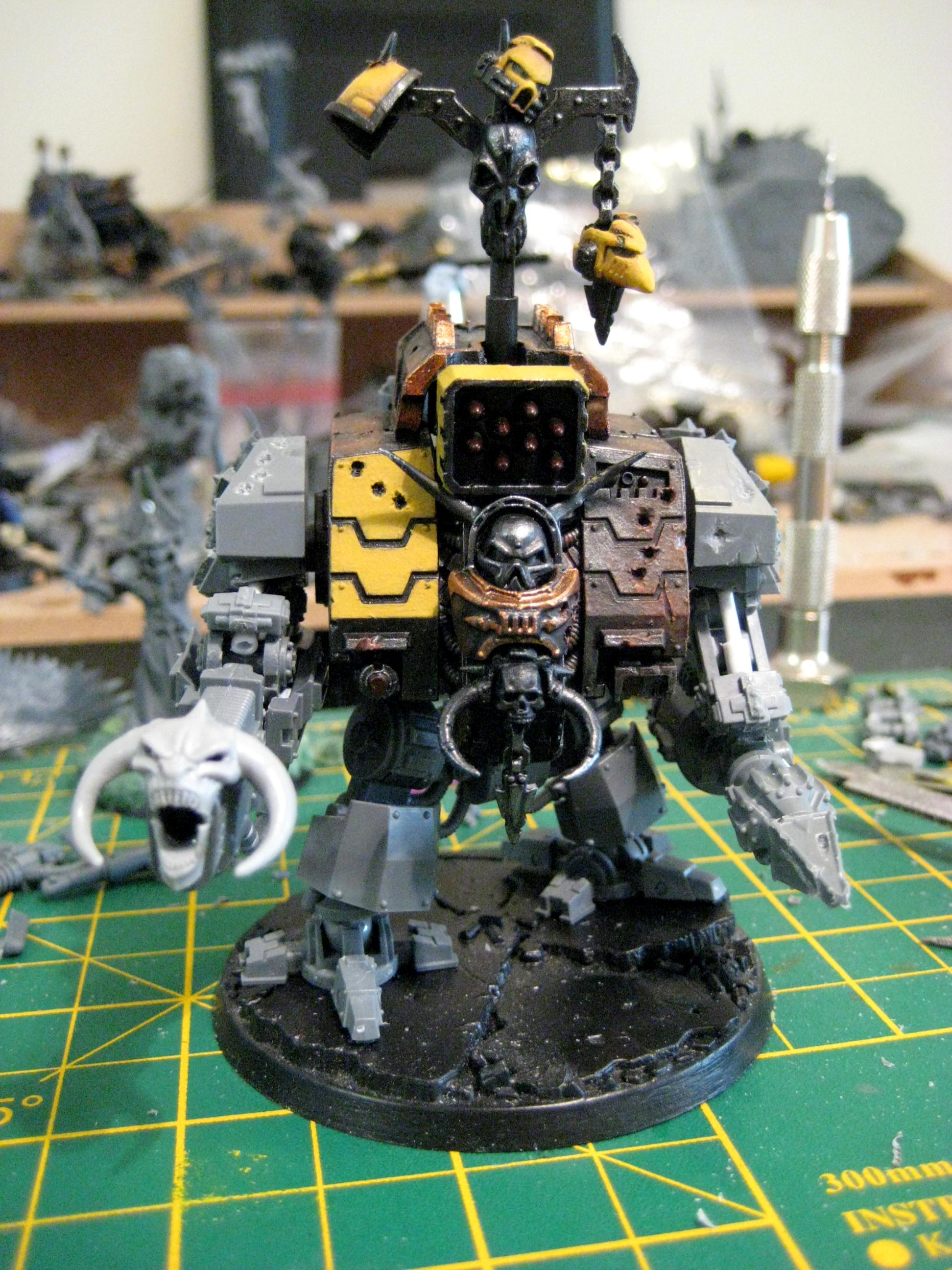 Chaos, Dreadnough, Dreadnought, Iron Warriors, Work In Progress