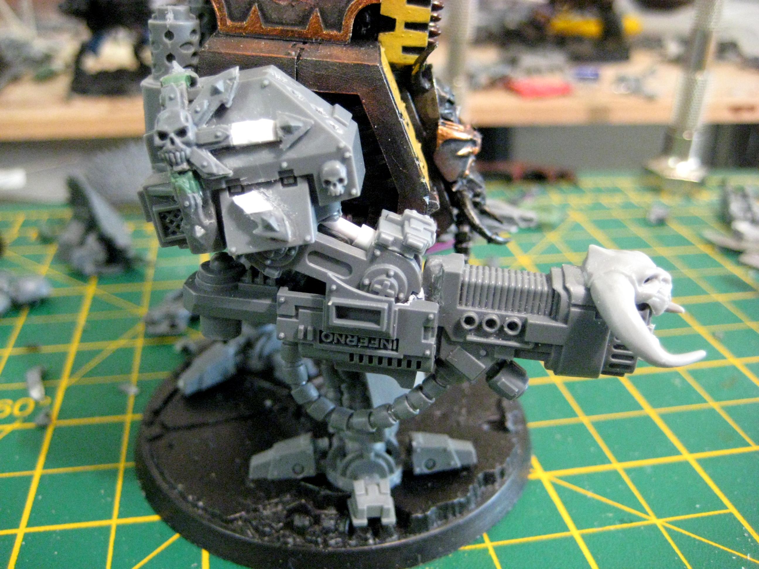Chaos, Dreadnough, Dreadnought, Iron Warriors, Work In Progress
