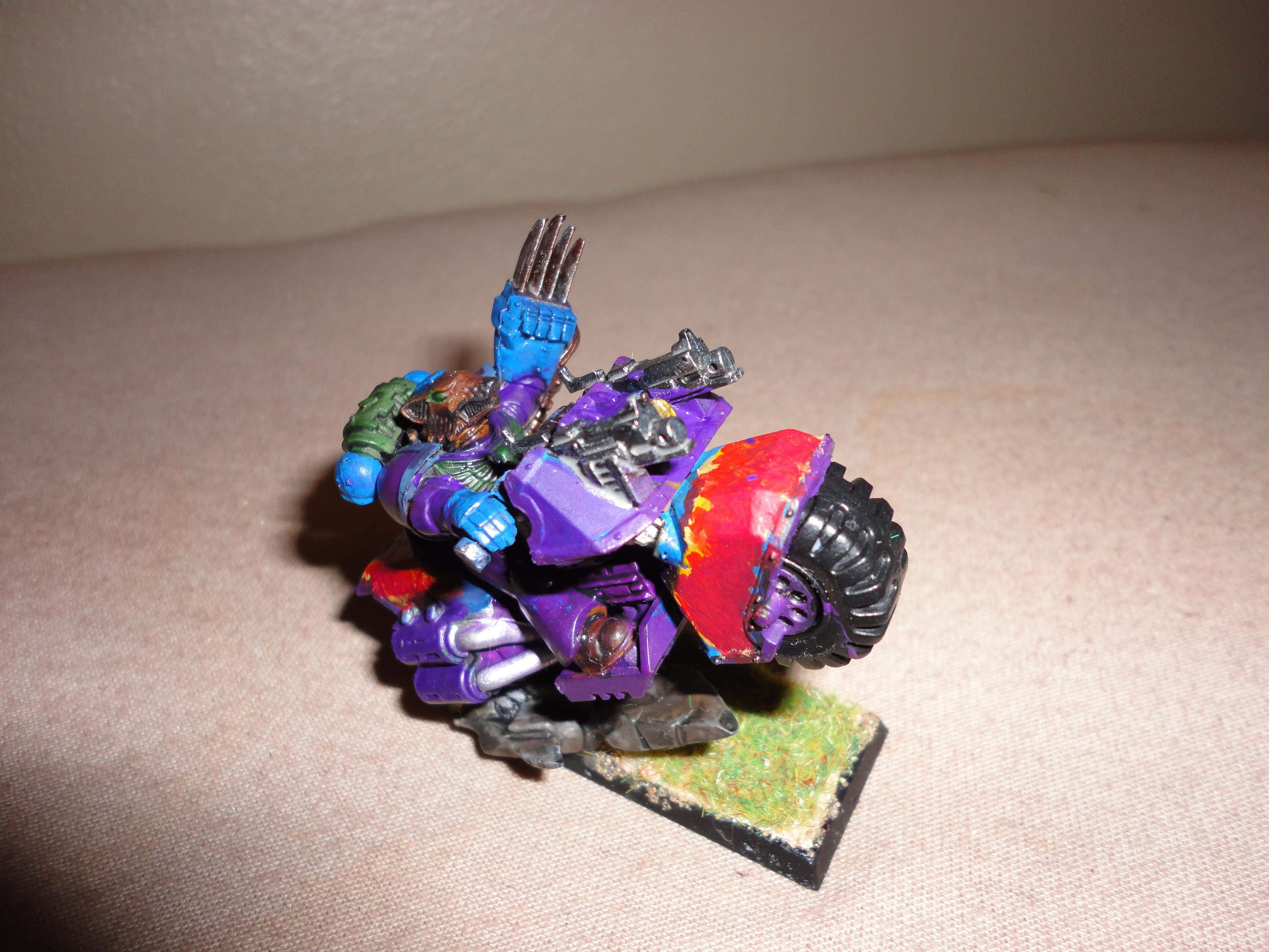 Bike, Lightning Claw, Multicoloured, Space Marines