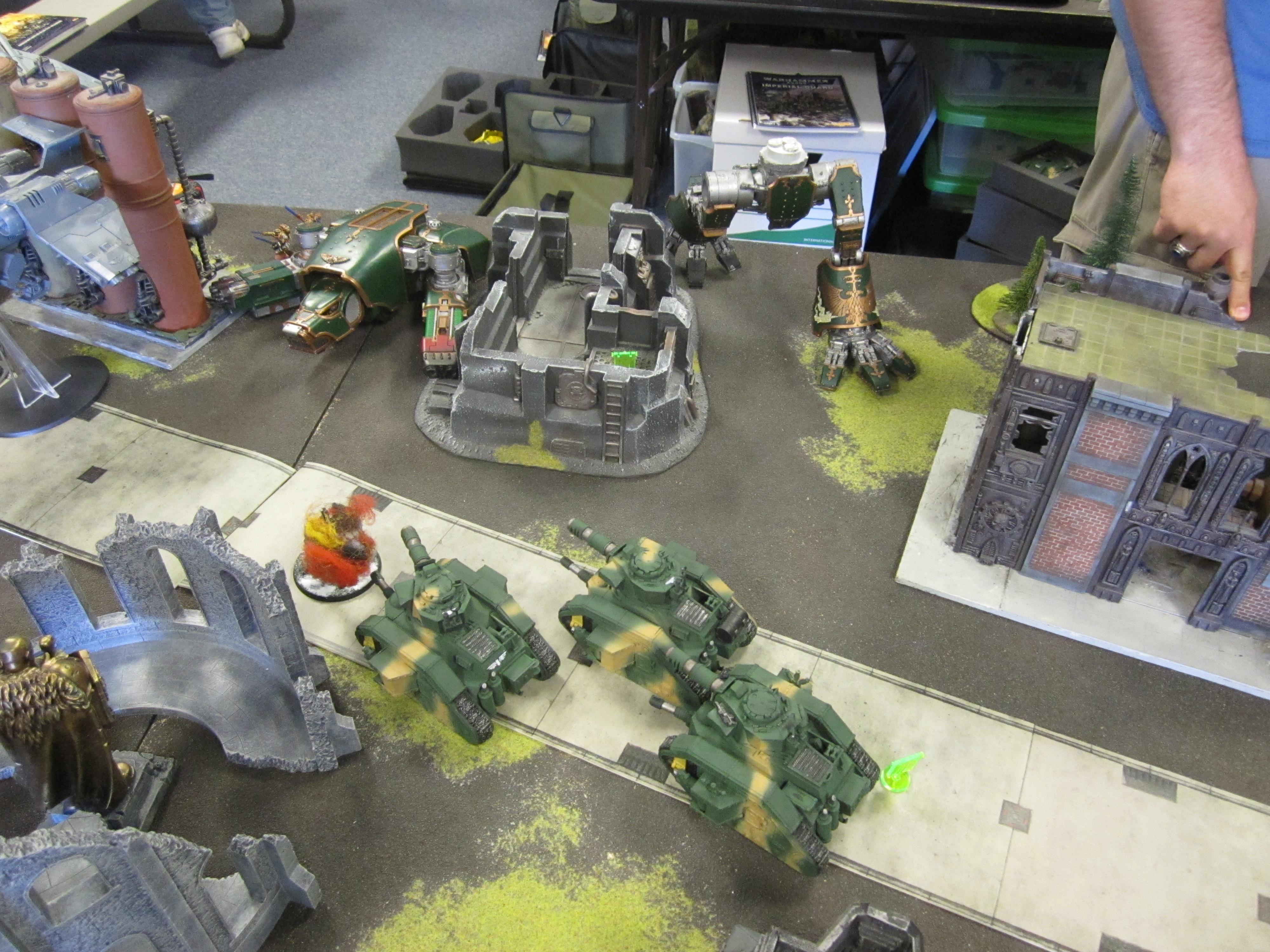 Apocalypse, Armored Company, Battle Report, Imperial Guard, Titan, Warhound