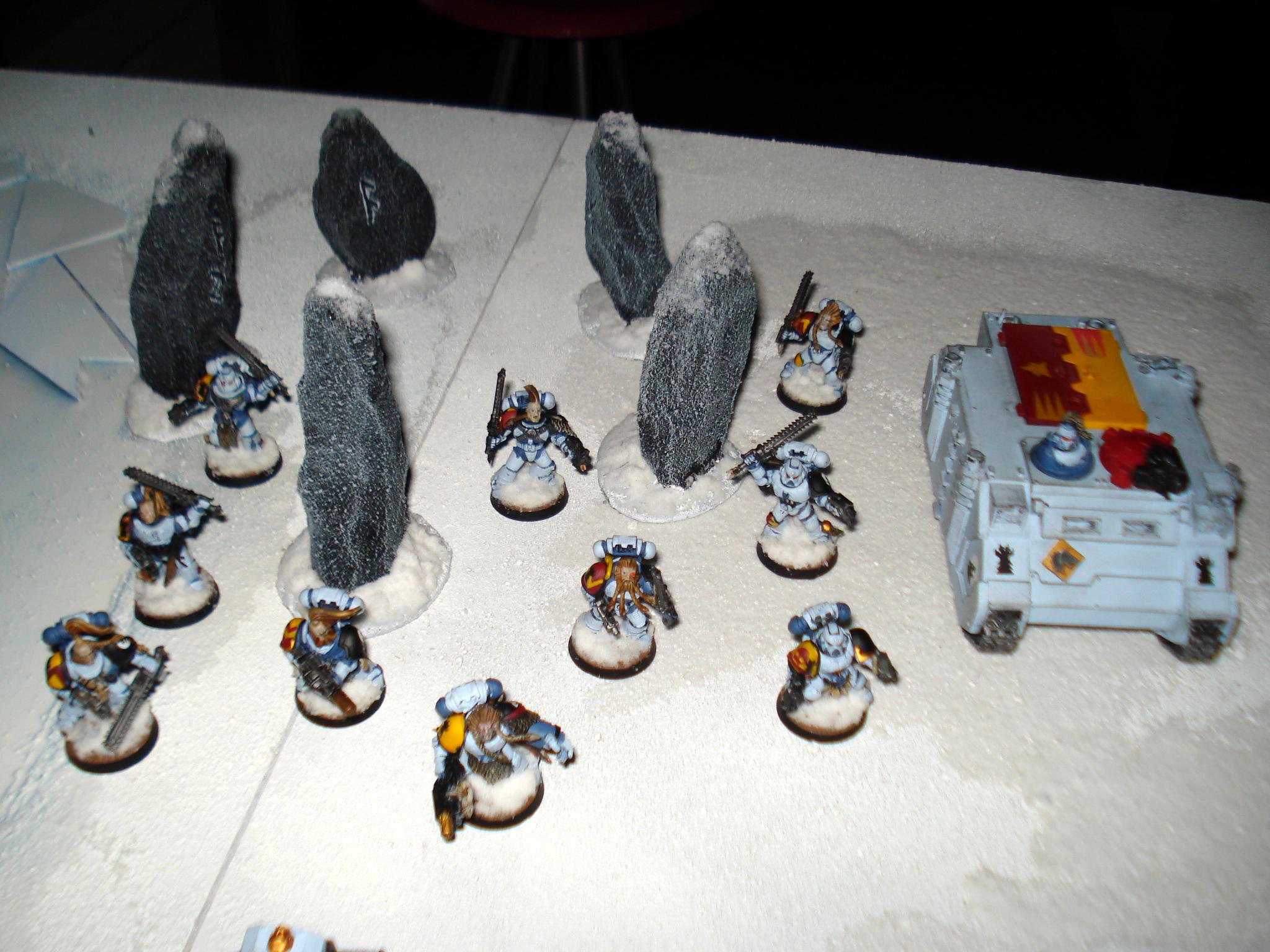 Arctic, Rhino, Space Marines, Space Wolves, Warhammer 40,000