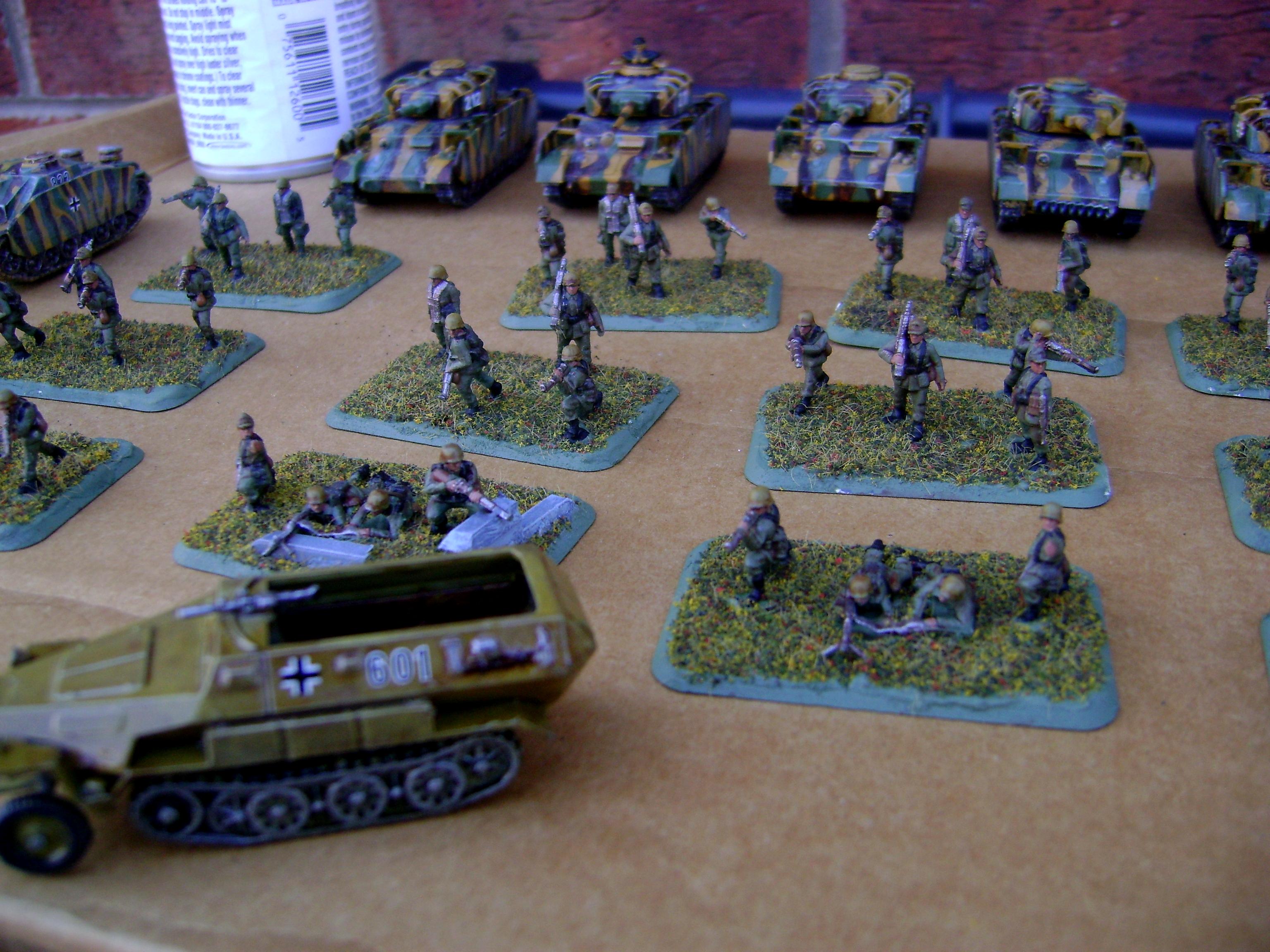 Flames Of War, My partially finished Platoons