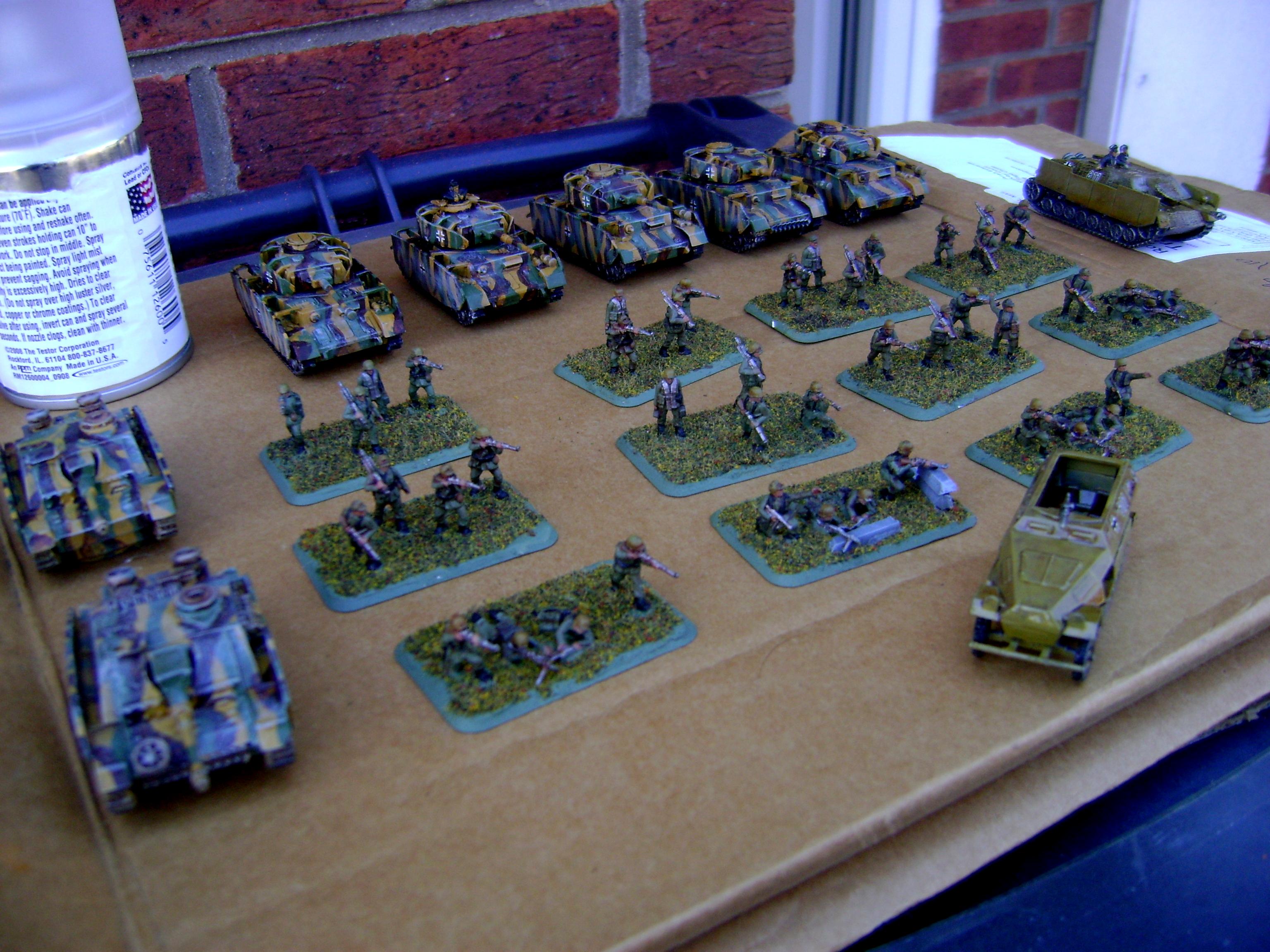 Flames Of War, My Half finished force 2