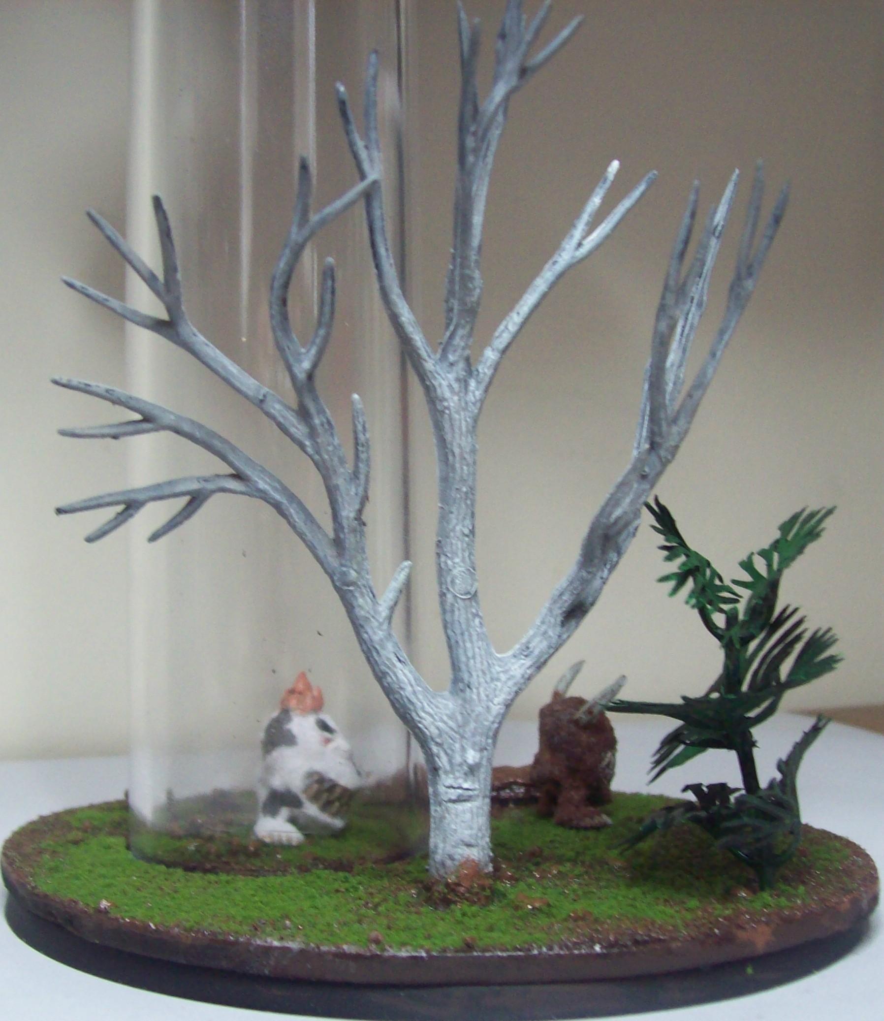 Ash tree on the base