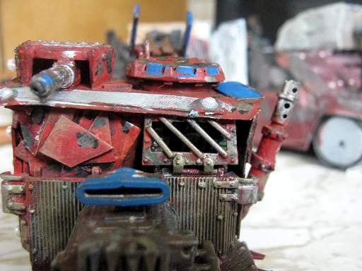 Big Shoota, Boarding Plank, Orks, Red Paint Job, Trukk