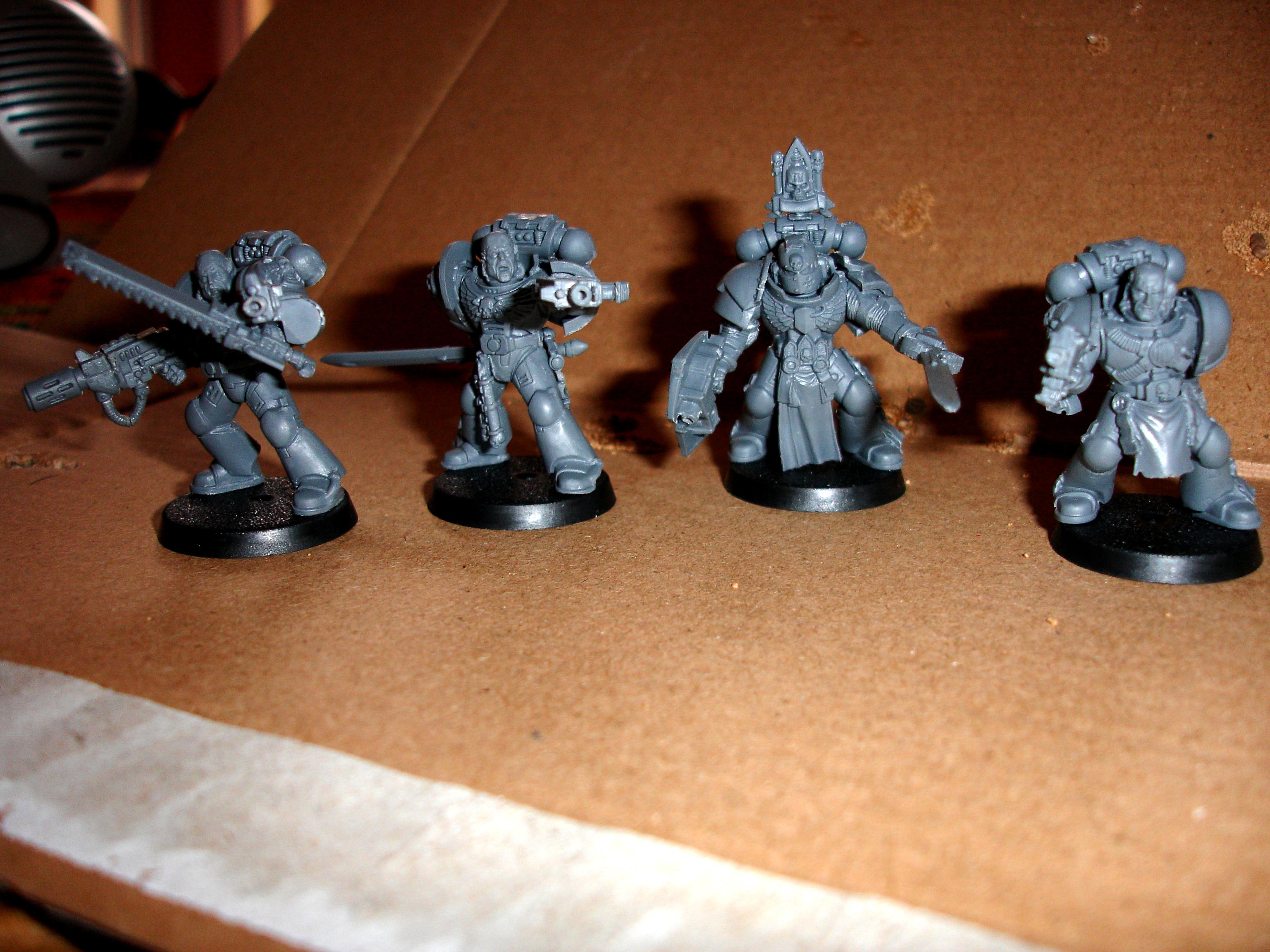 Cassius, Chaplain, Chaplin, Command Squad, Conversion, Space Marines, Ultramarines, Warhammer 40,000, Work In Progress