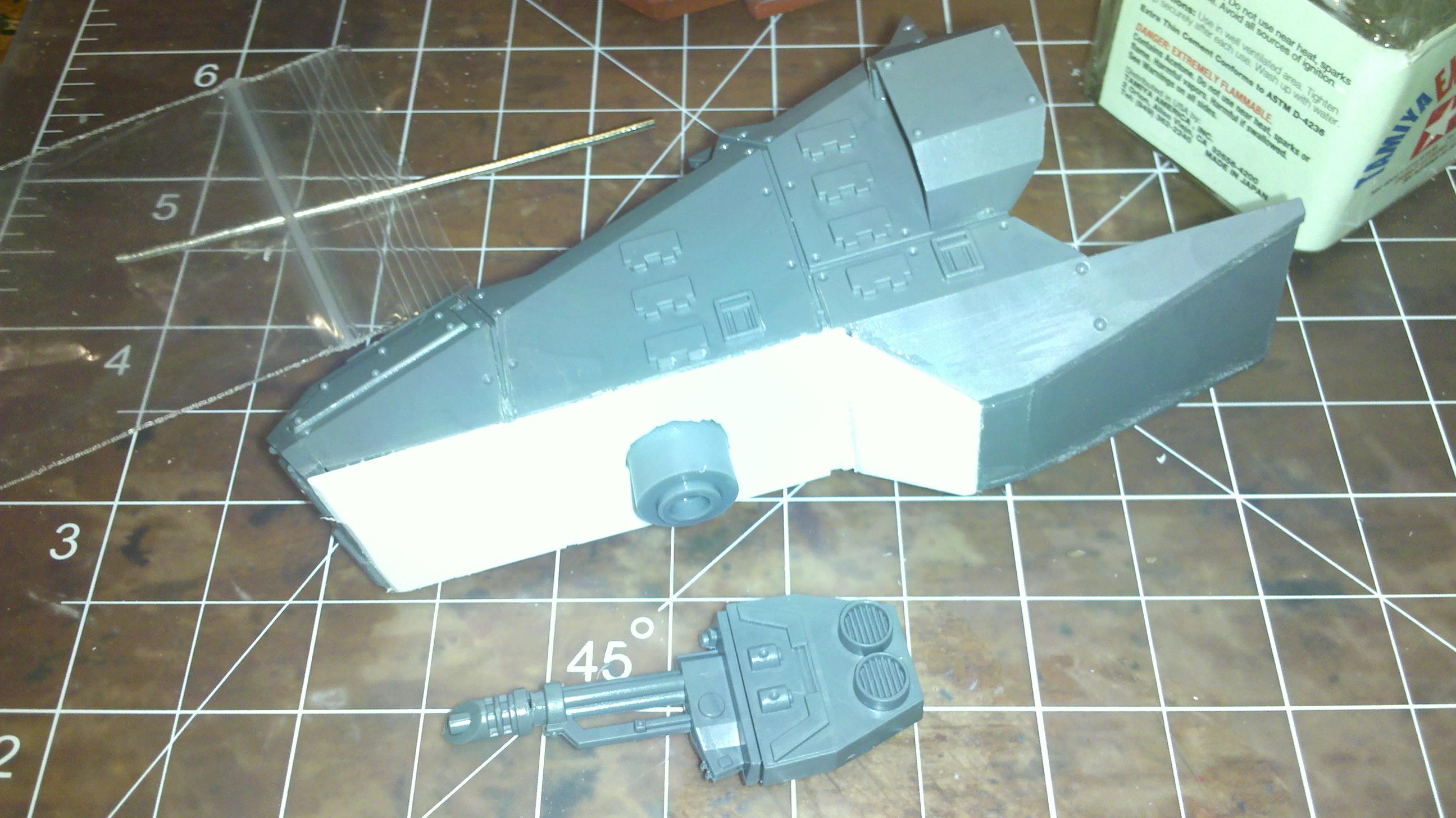 Chin Turret, Conversion, Imperial Guard, Kitbash, Valkyrie