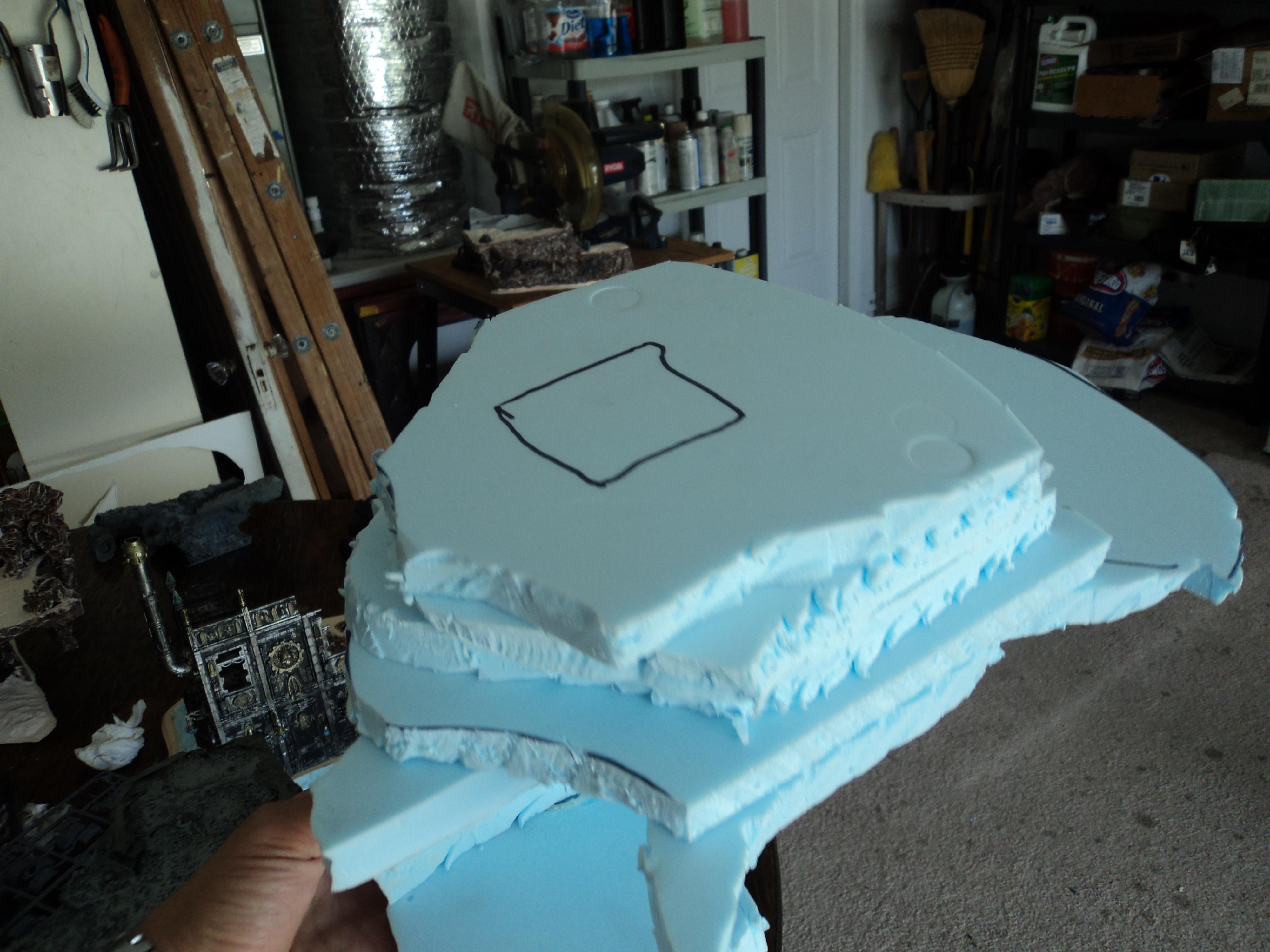 Insulation Foam, Terrain, Work In Progress