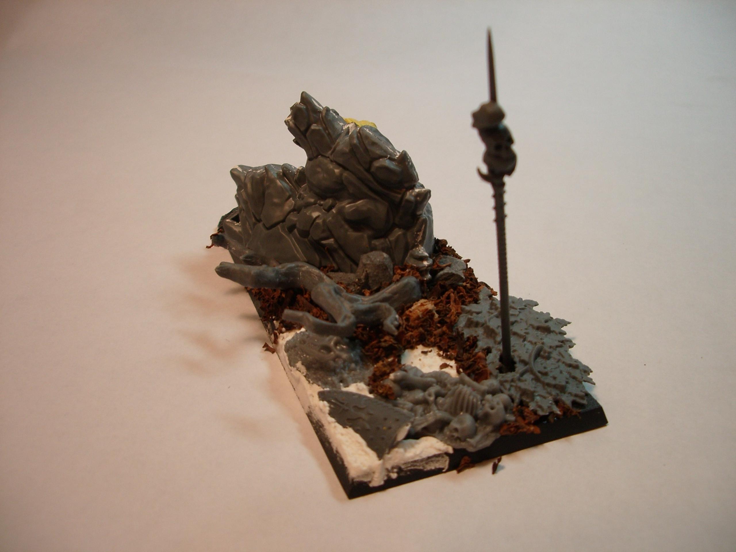 the front of the base