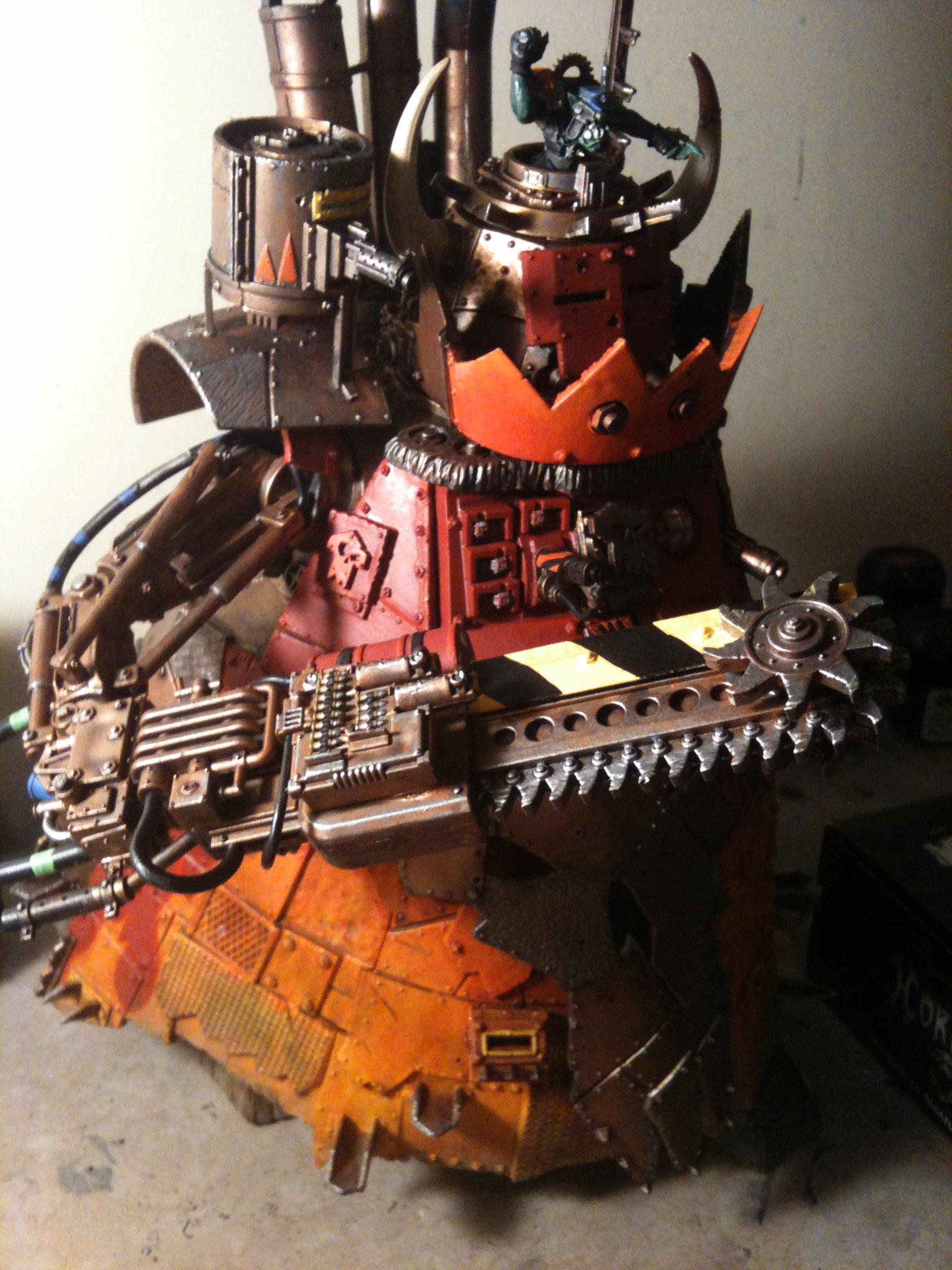 Arms, Chainsword, Orks, Stompa