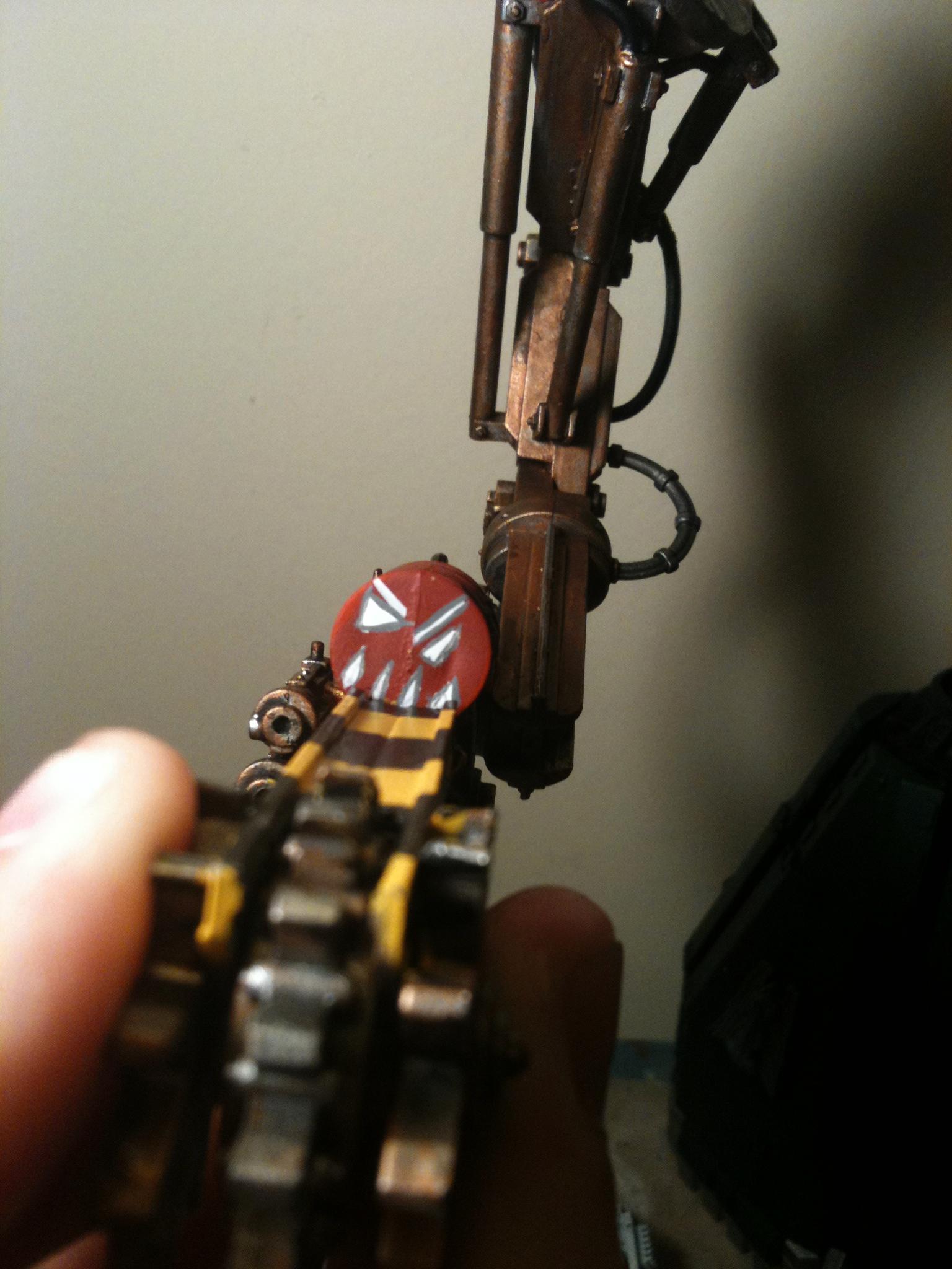 Arms, Chainsword, Orks, Stompa