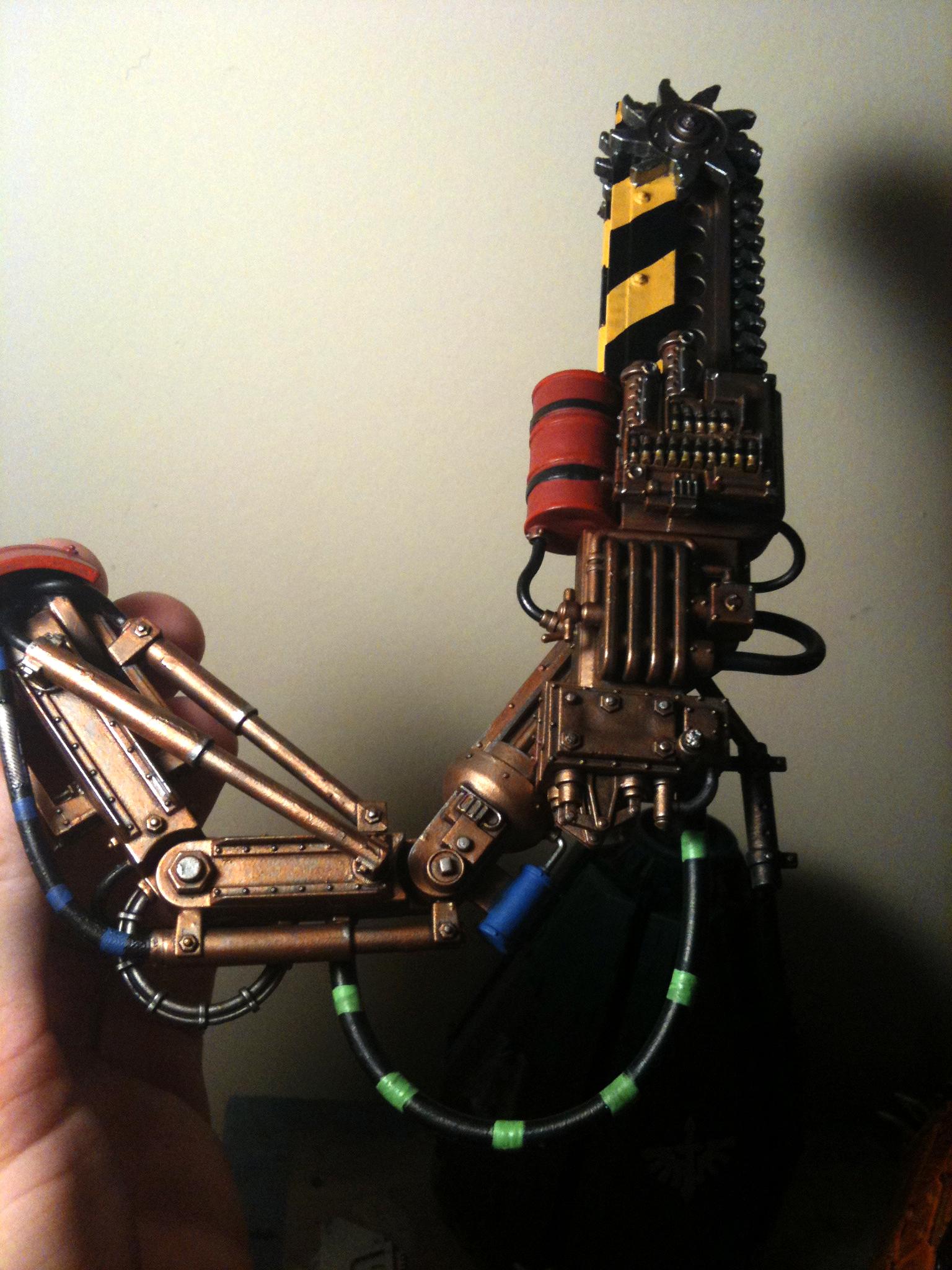Arms, Chainsword, Orks, Stompa