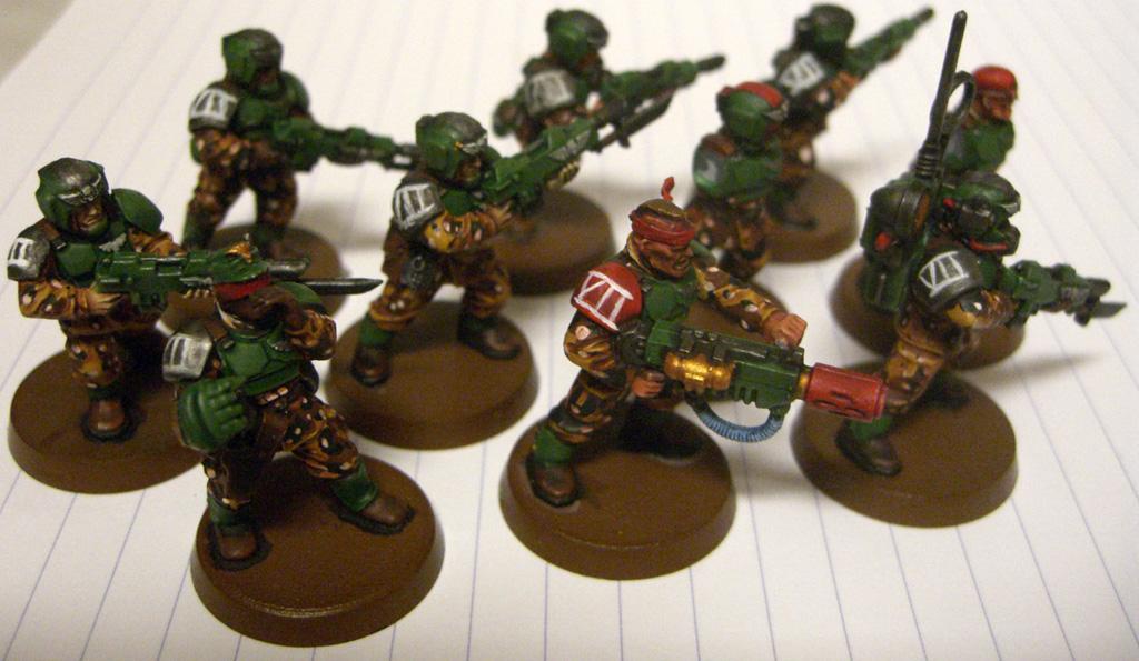 Cadians, Camouflage, Imperial Guard, Meltagun, Veteran