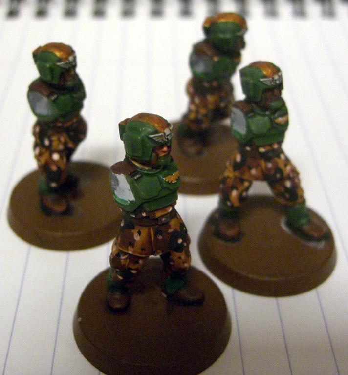 Cadians, Camouflage, Imperial Guard, Meltagun, Veteran