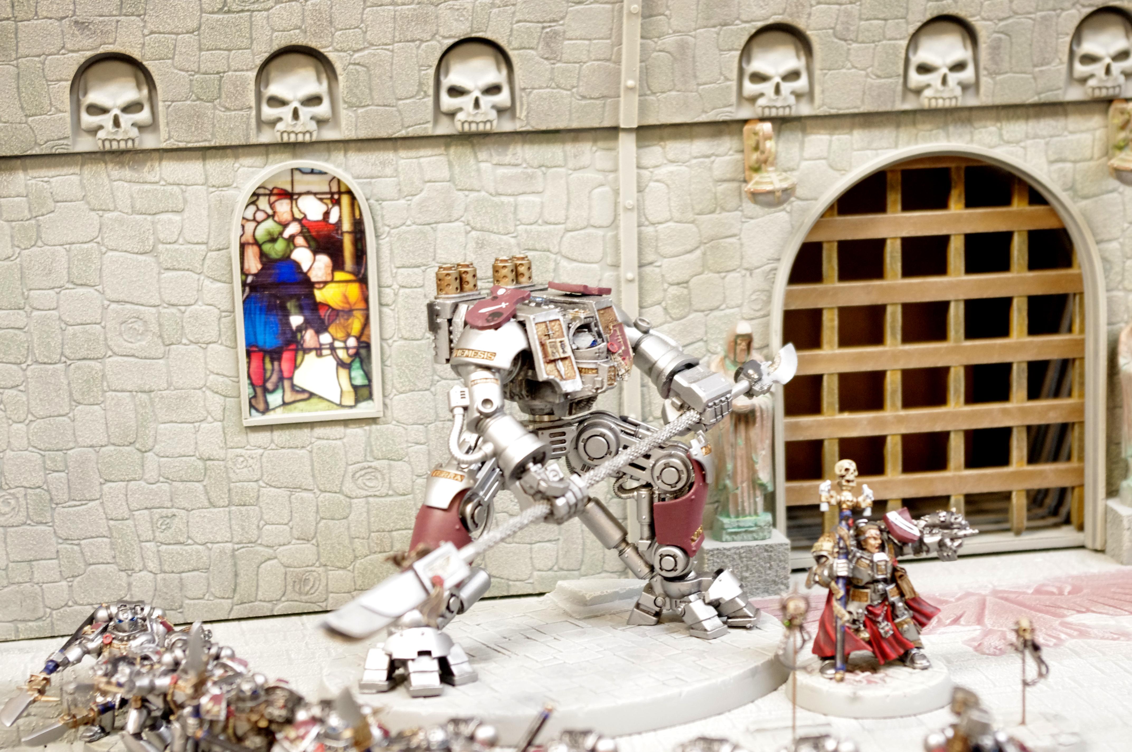 Conversion, Dreadknight, Dreadnought, Grey Knights, Power Weapon, Stern